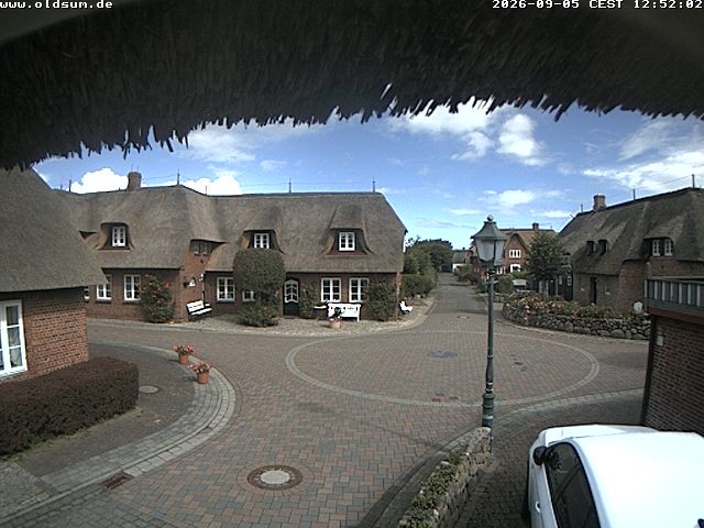 Archiv Foto Webcam Föhr: Oldsum Ortskern