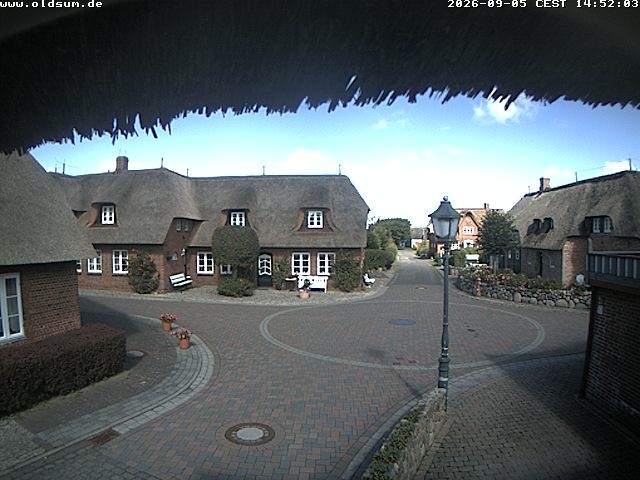 Archiv Foto Webcam Föhr: Oldsum Ortskern