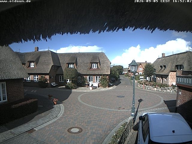 Archiv Foto Webcam Föhr: Oldsum Ortskern
