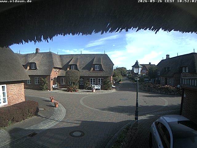 Archiv Foto Webcam Föhr: Oldsum Ortskern