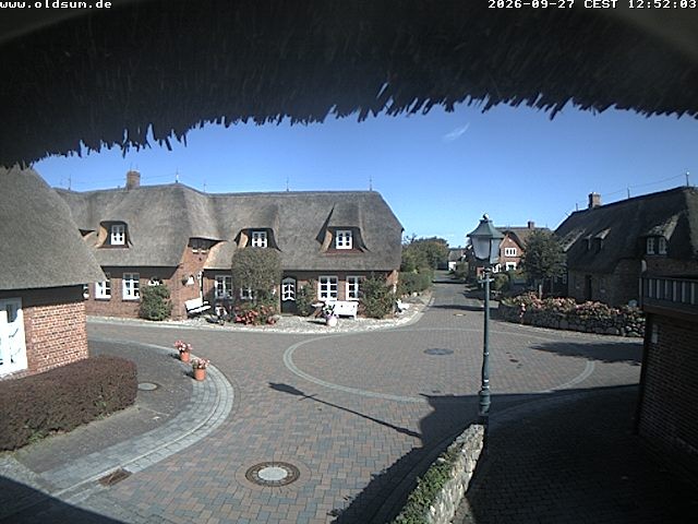 Archiv Foto Webcam Föhr: Oldsum Ortskern