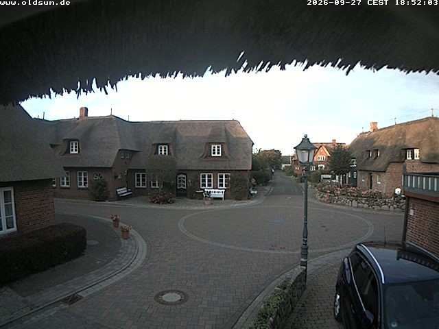 Archiv Foto Webcam Föhr: Oldsum Ortskern
