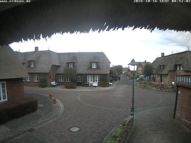 Archiv Foto Webcam Föhr: Oldsum Ortskern