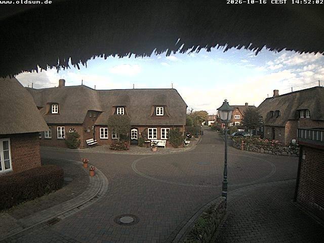Archiv Foto Webcam Föhr: Oldsum Ortskern