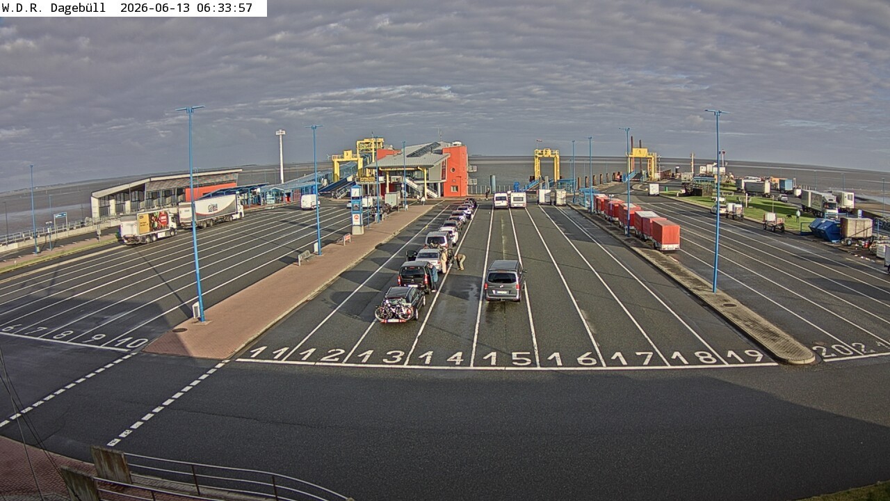 Archiv Foto Webcam Dagebüll - Fährhafen