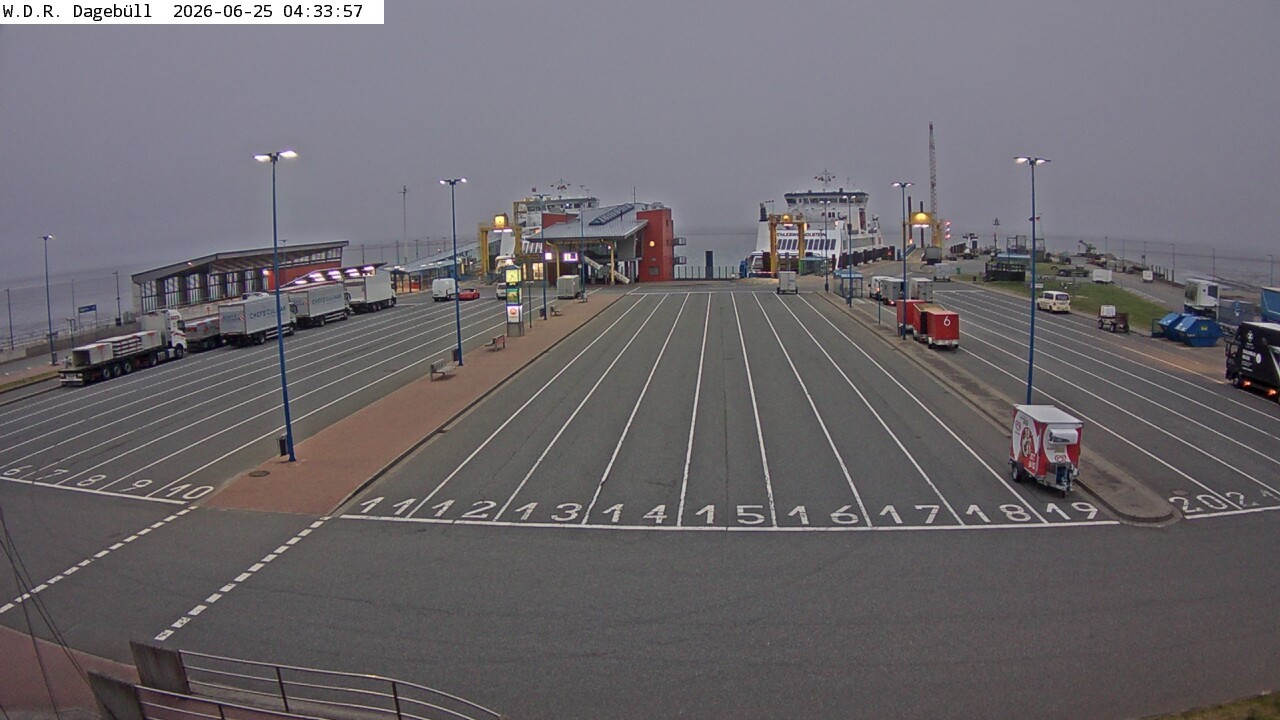 Archived image Webcam Dagebüll - Departure to Föhr