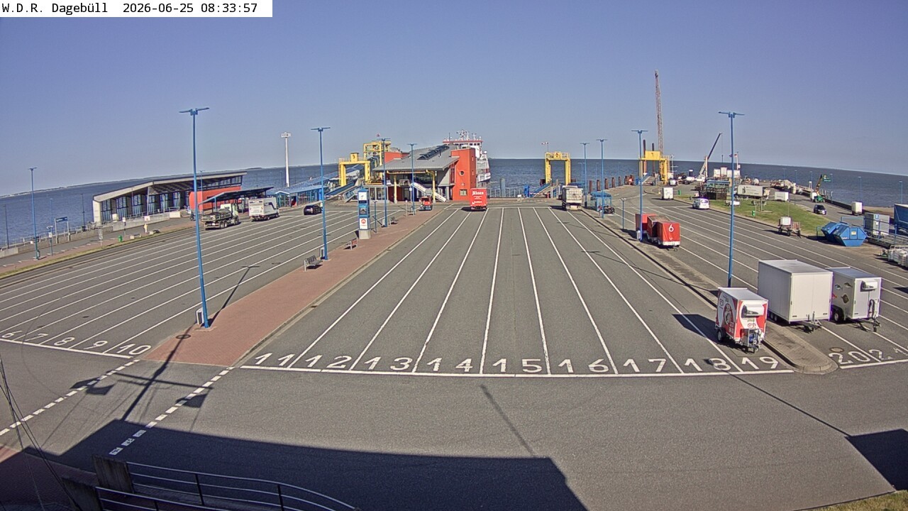 Archived image Webcam Dagebüll - Departure to Föhr