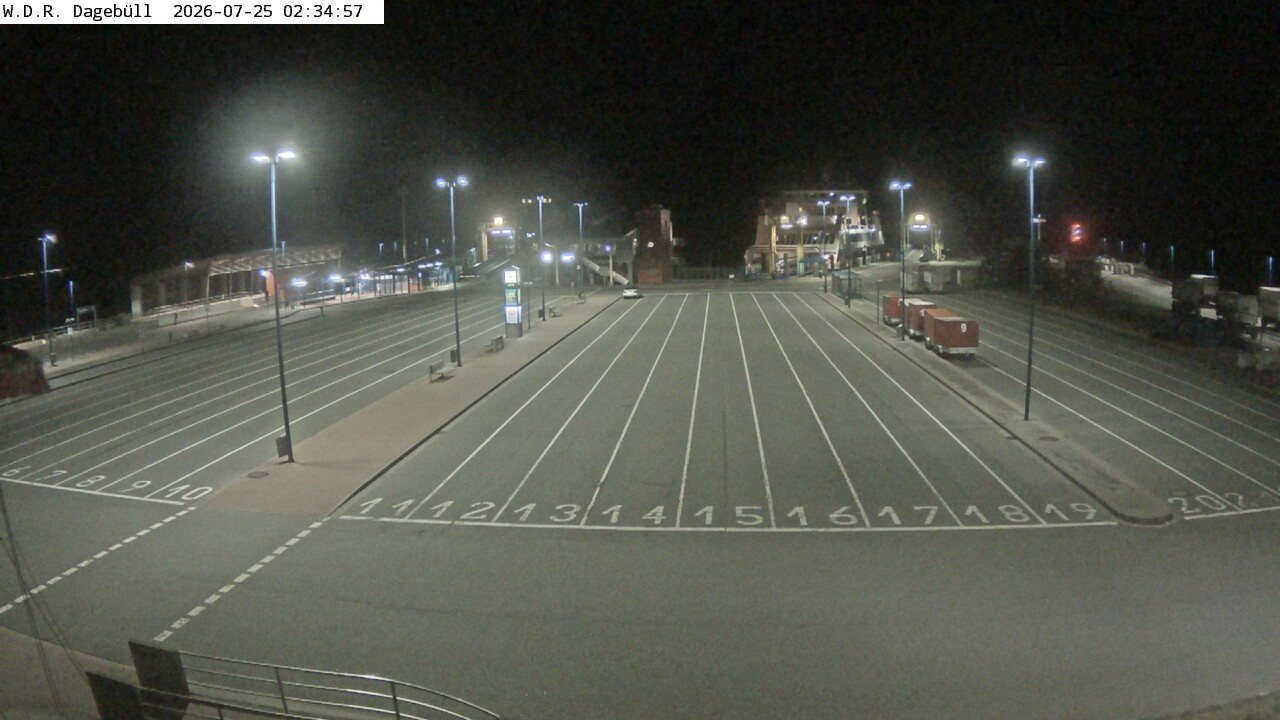 Archiv Foto Webcam Dagebüll - Fährhafen