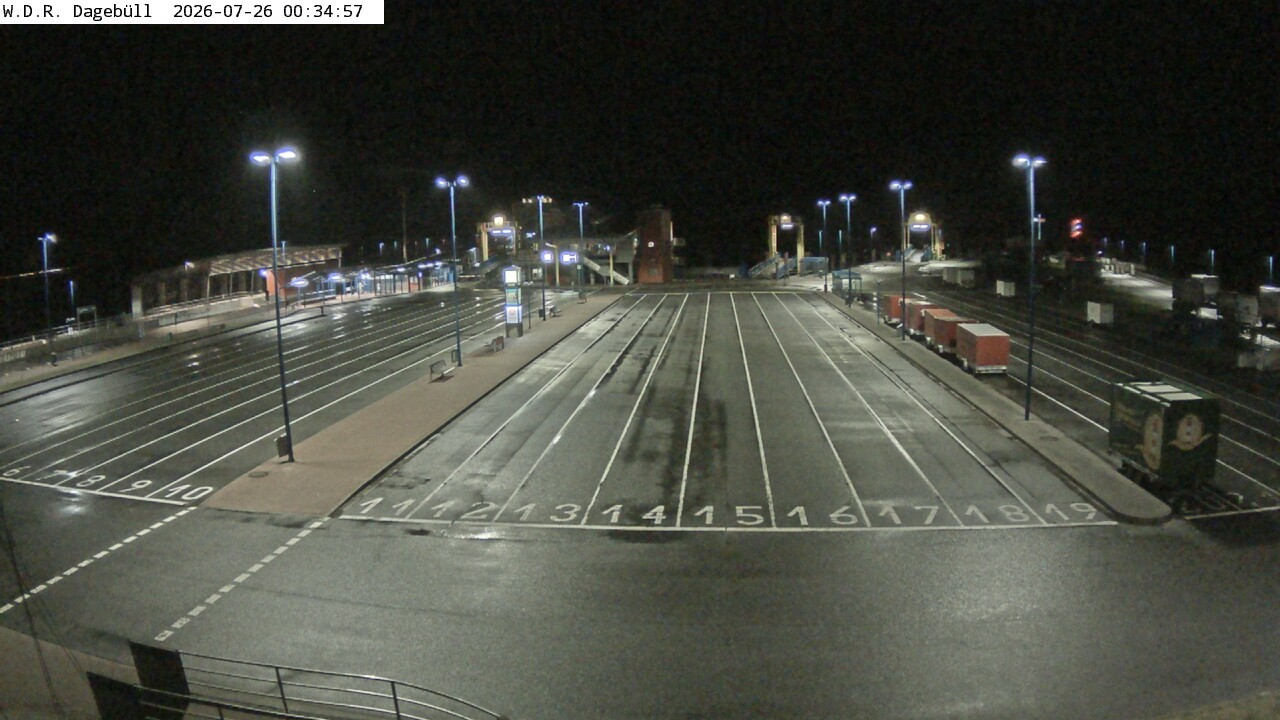 Archiv Foto Webcam Dagebüll - Fährhafen