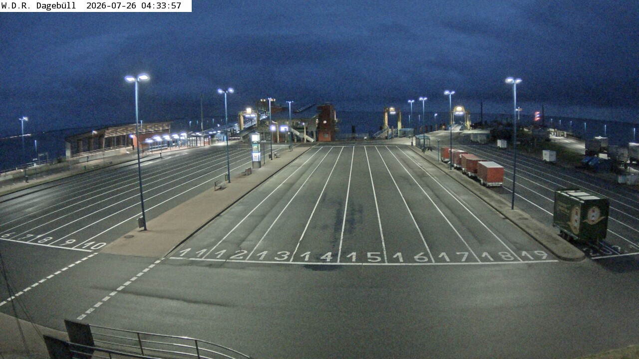Archiv Foto Webcam Dagebüll - Fährhafen