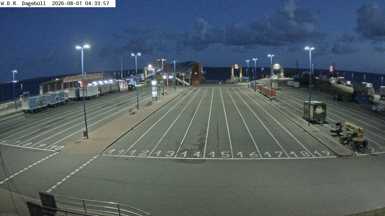 Archiv Foto Webcam Dagebüll - Fährhafen