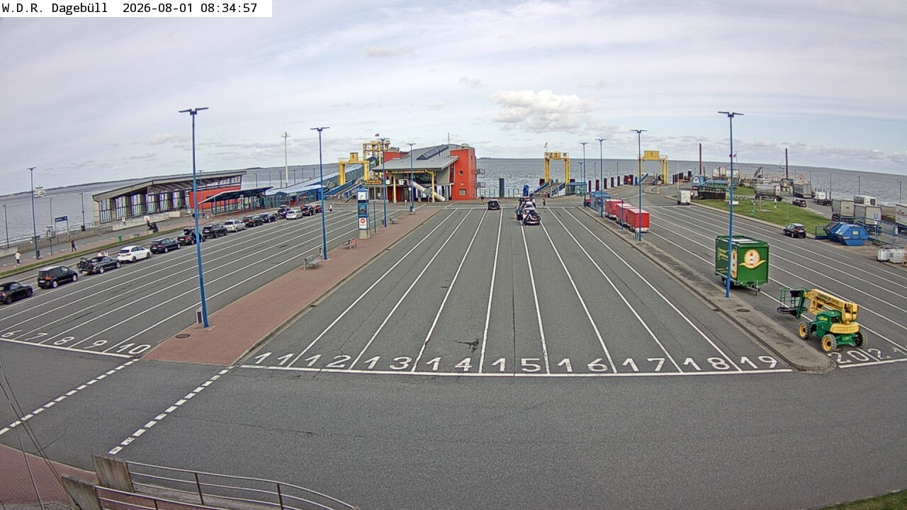 Archiv Foto Webcam Dagebüll - Fährhafen