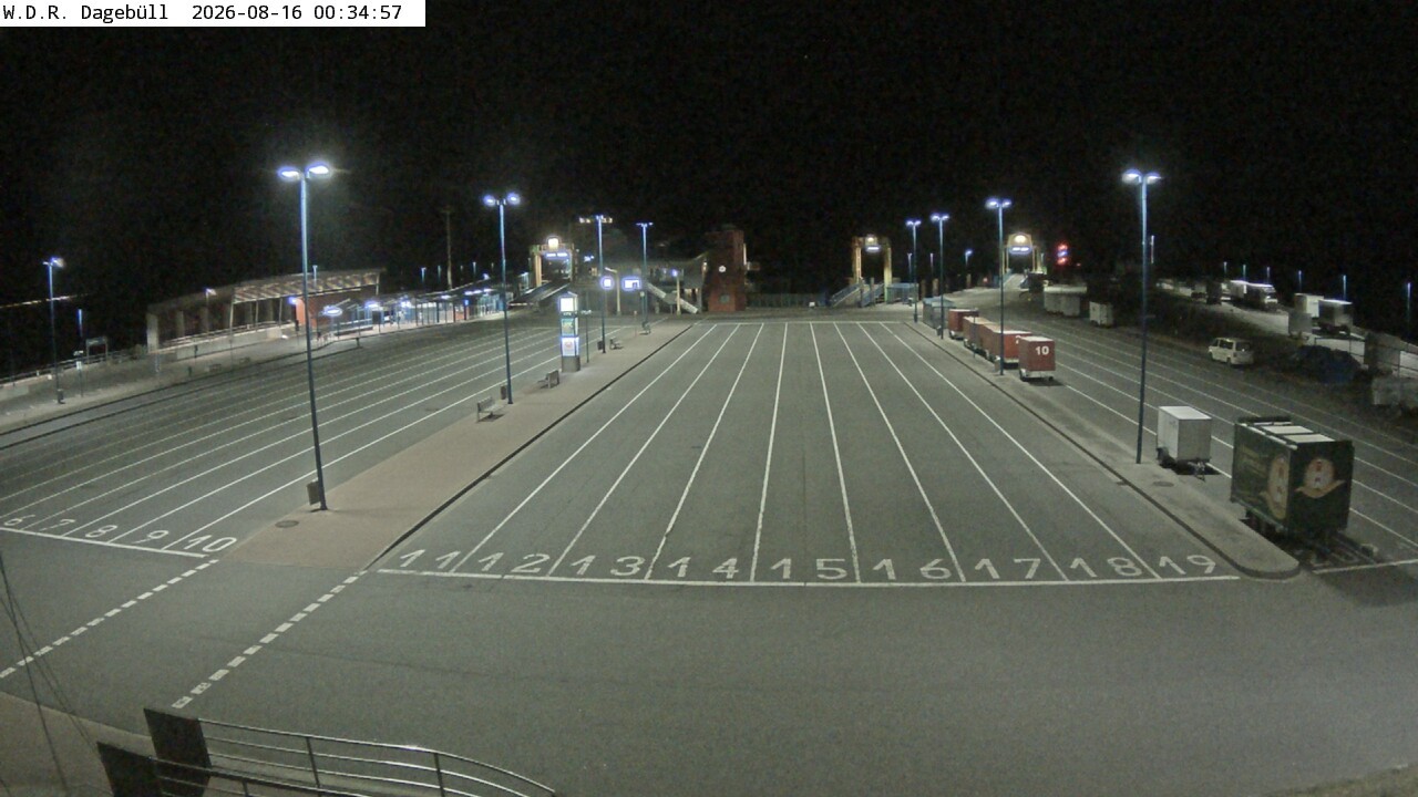 Archiv Foto Webcam Dagebüll - Fährhafen