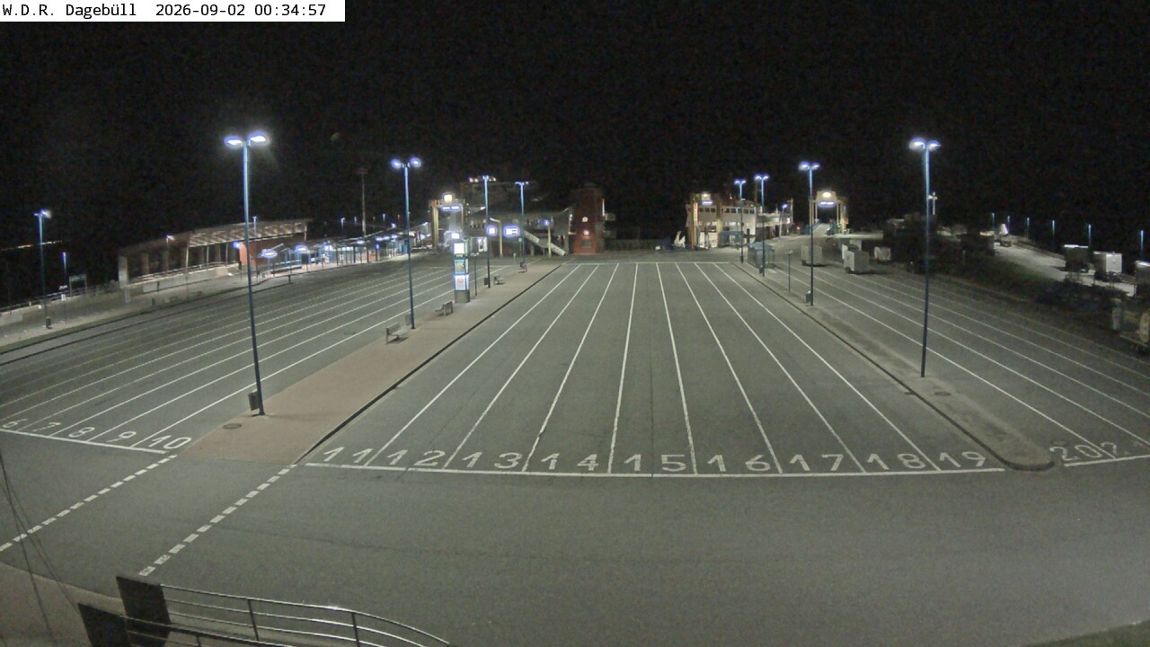 Archiv Foto Webcam Dagebüll - Fährhafen