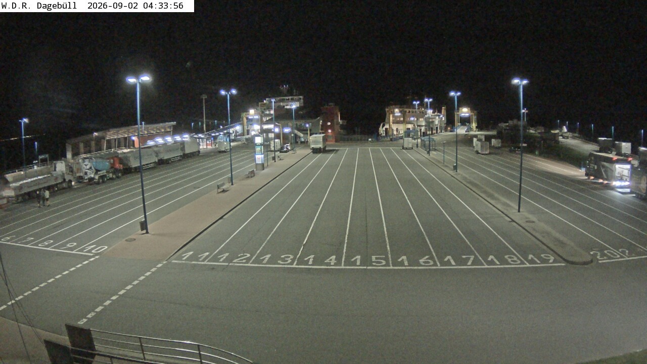 Archiv Foto Webcam Dagebüll - Fährhafen