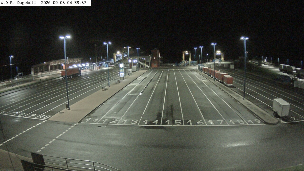 Archiv Foto Webcam Dagebüll - Fährhafen
