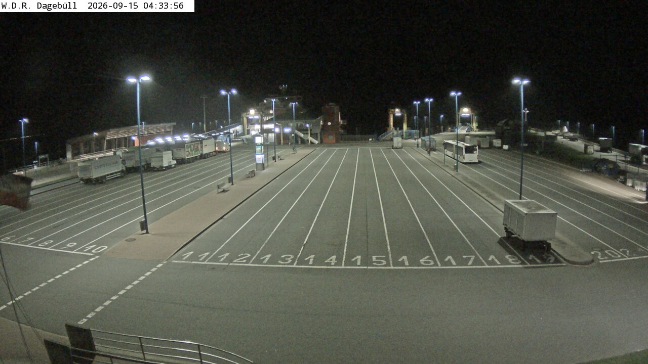 Archiv Foto Webcam Dagebüll - Fährhafen