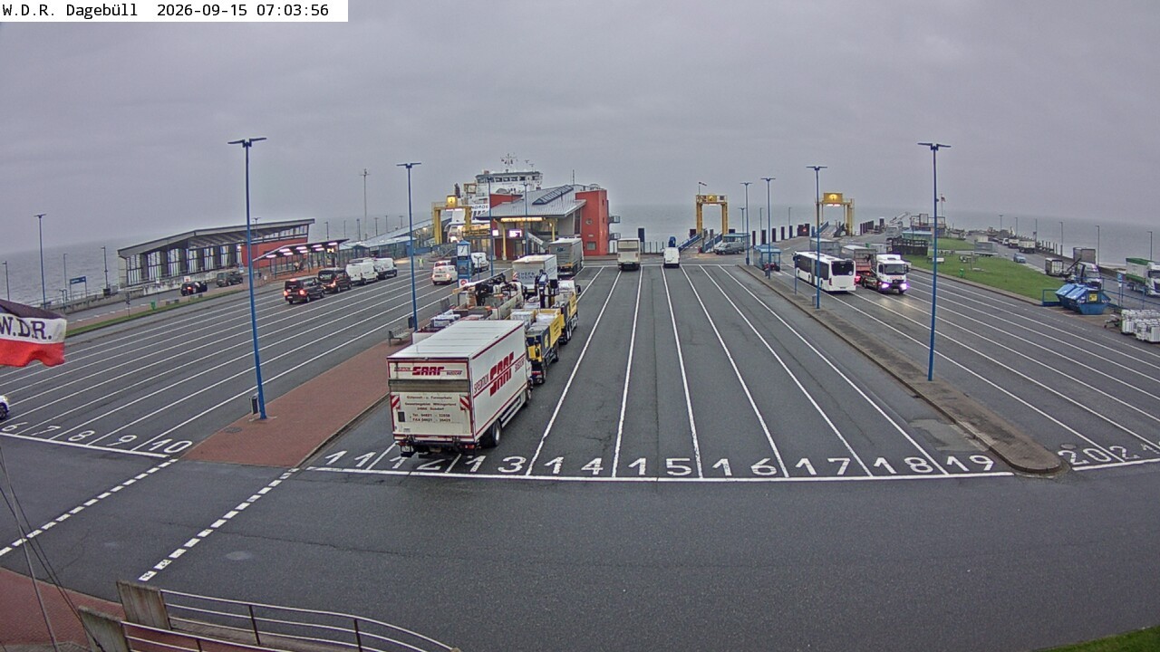 Archiv Foto Webcam Dagebüll - Fährhafen