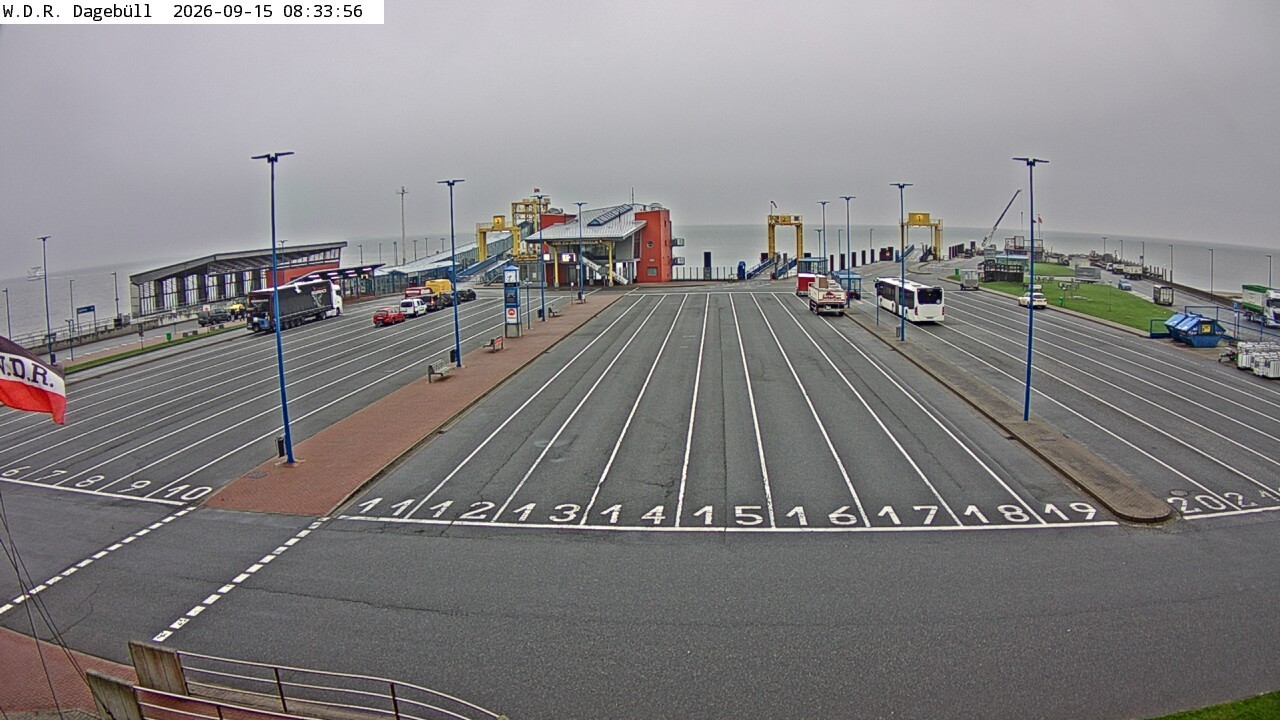 Archiv Foto Webcam Dagebüll - Fährhafen