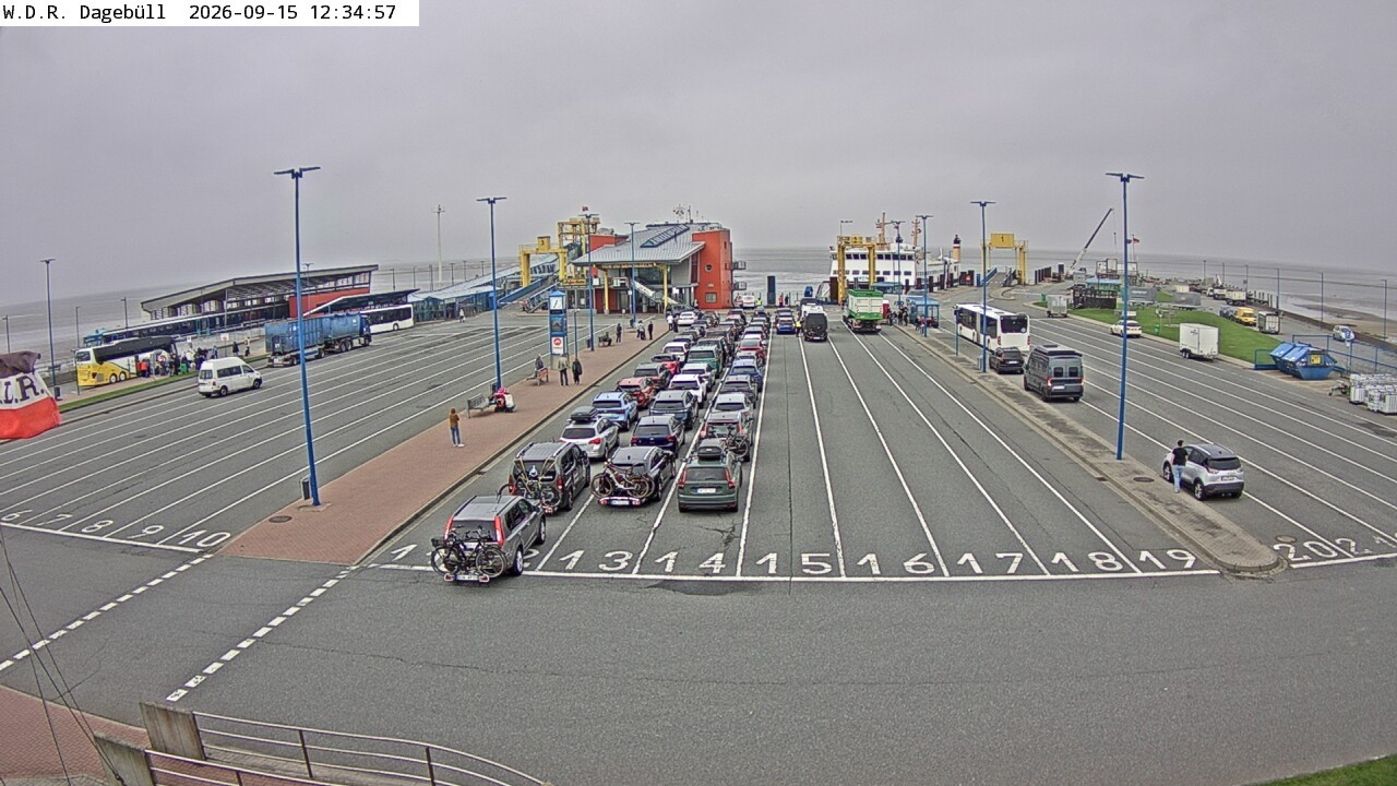 Archiv Foto Webcam Dagebüll - Fährhafen