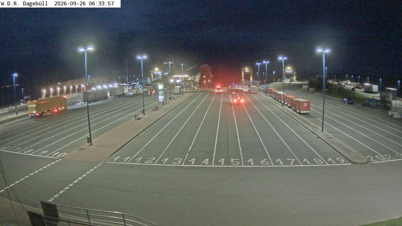 Archiv Foto Webcam Dagebüll - Fährhafen