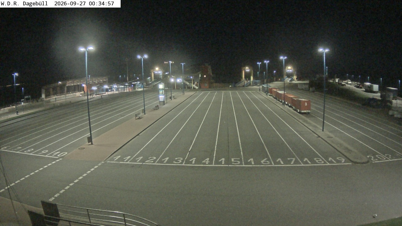 Archiv Foto Webcam Dagebüll - Fährhafen