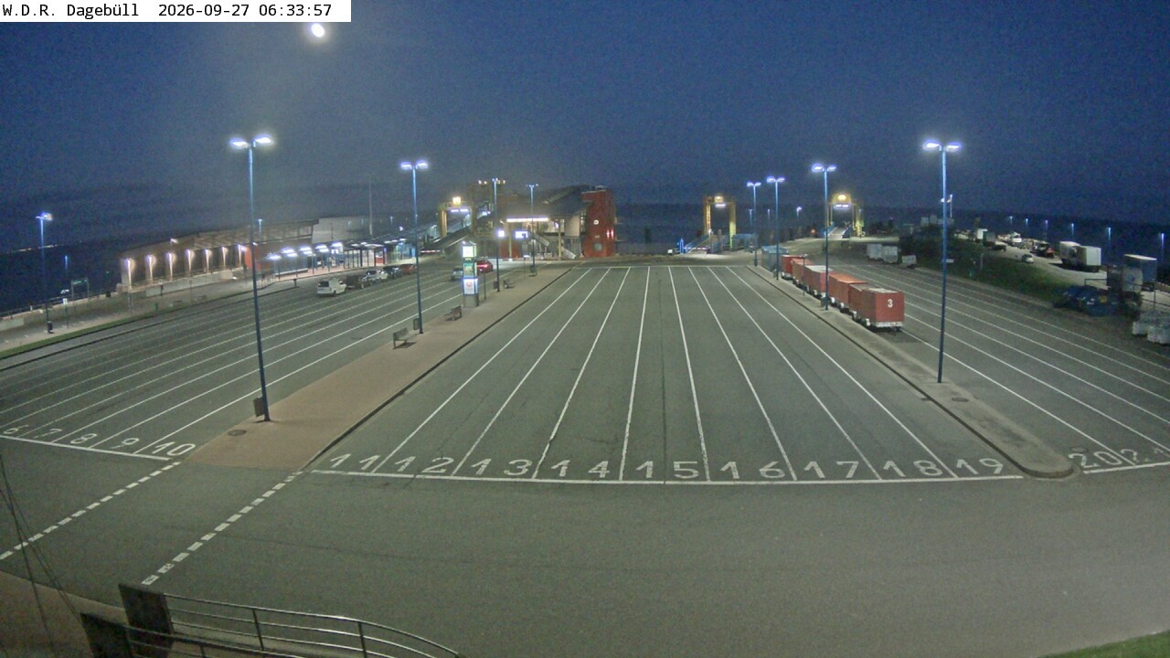 Archiv Foto Webcam Dagebüll - Fährhafen