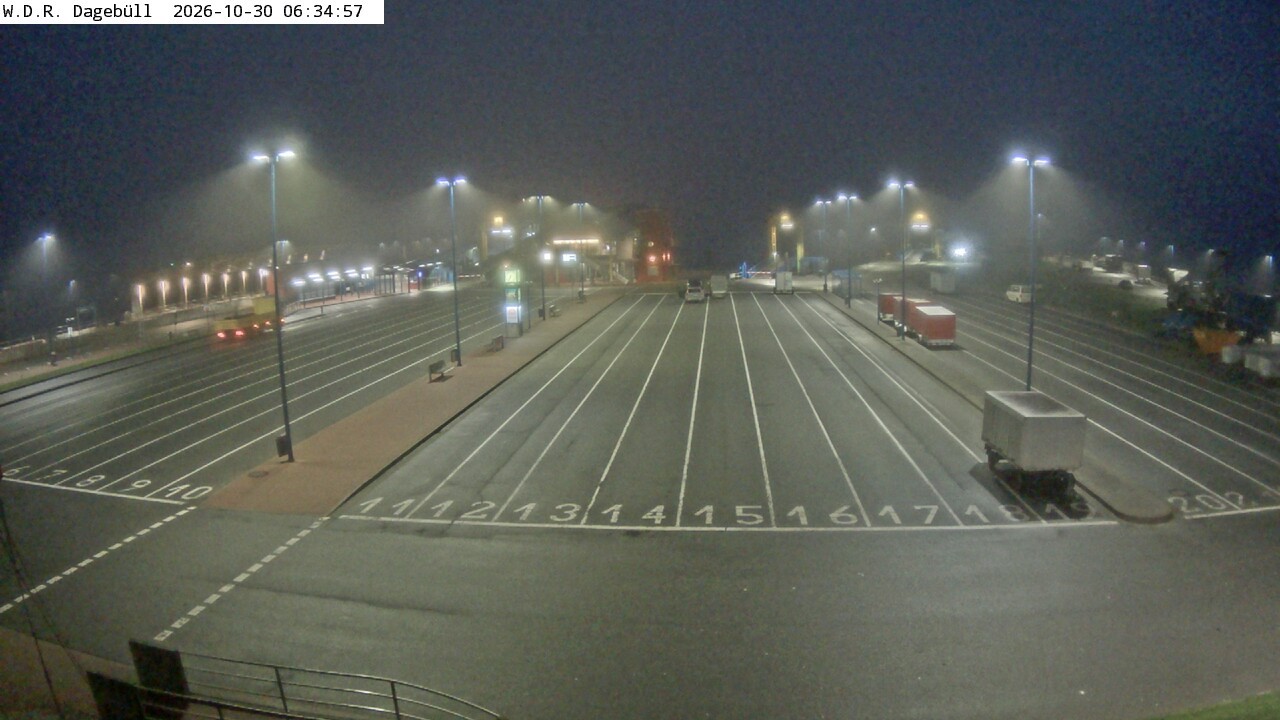 Archiv Foto Webcam Dagebüll - Fährhafen