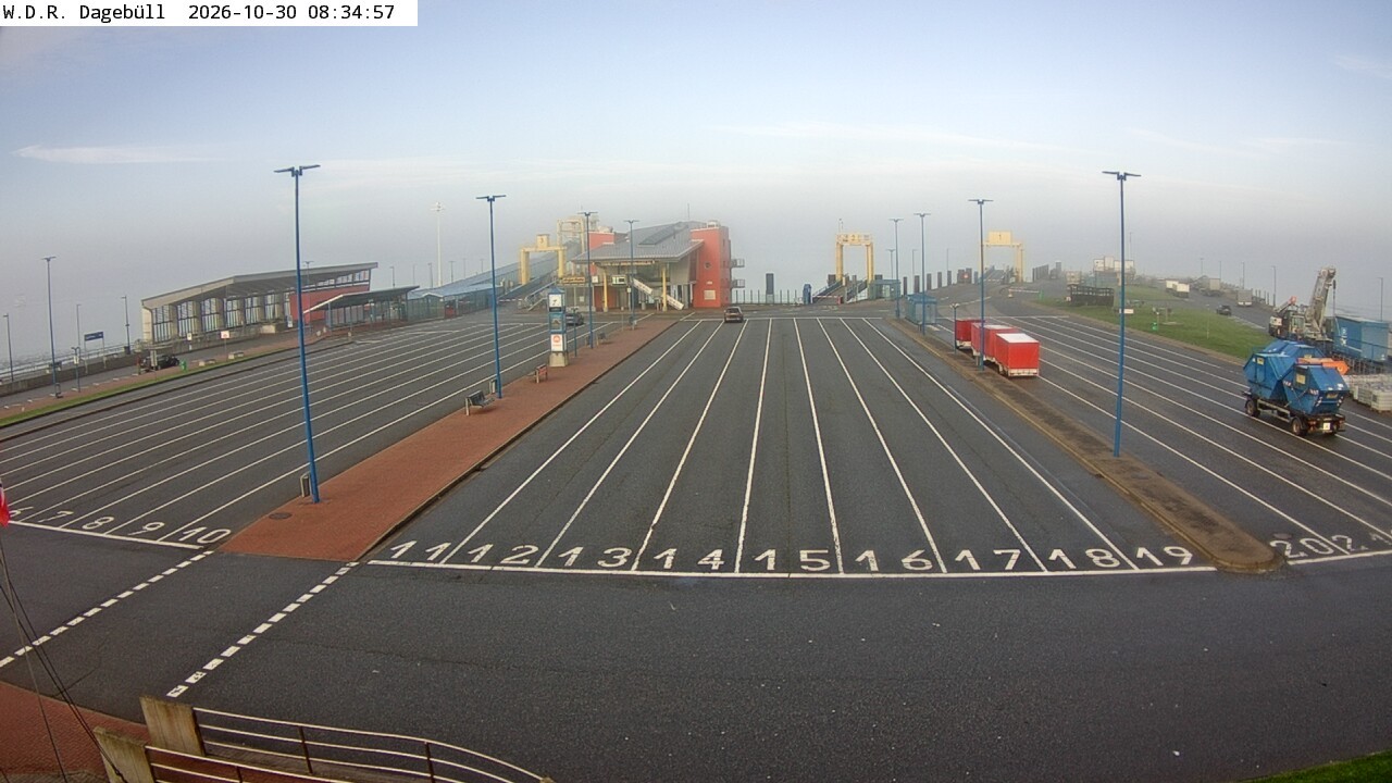 Archiv Foto Webcam Dagebüll - Fährhafen