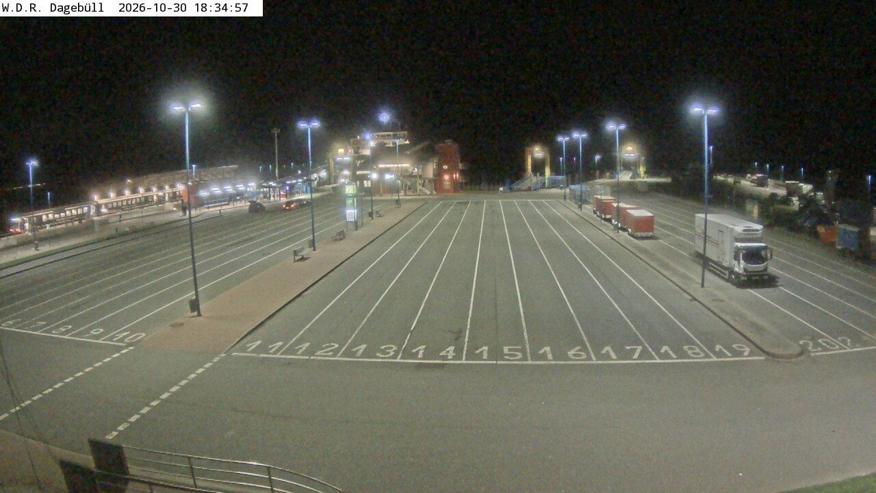 Archiv Foto Webcam Dagebüll - Fährhafen