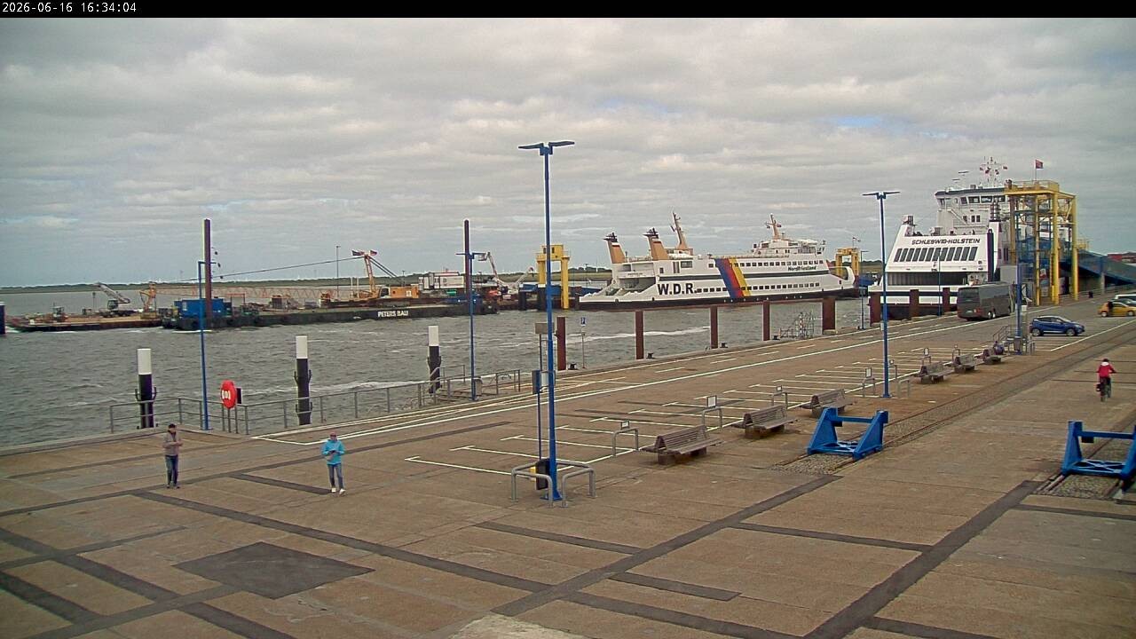 Archiv Foto Webcam Dagebüll - Pegelturm