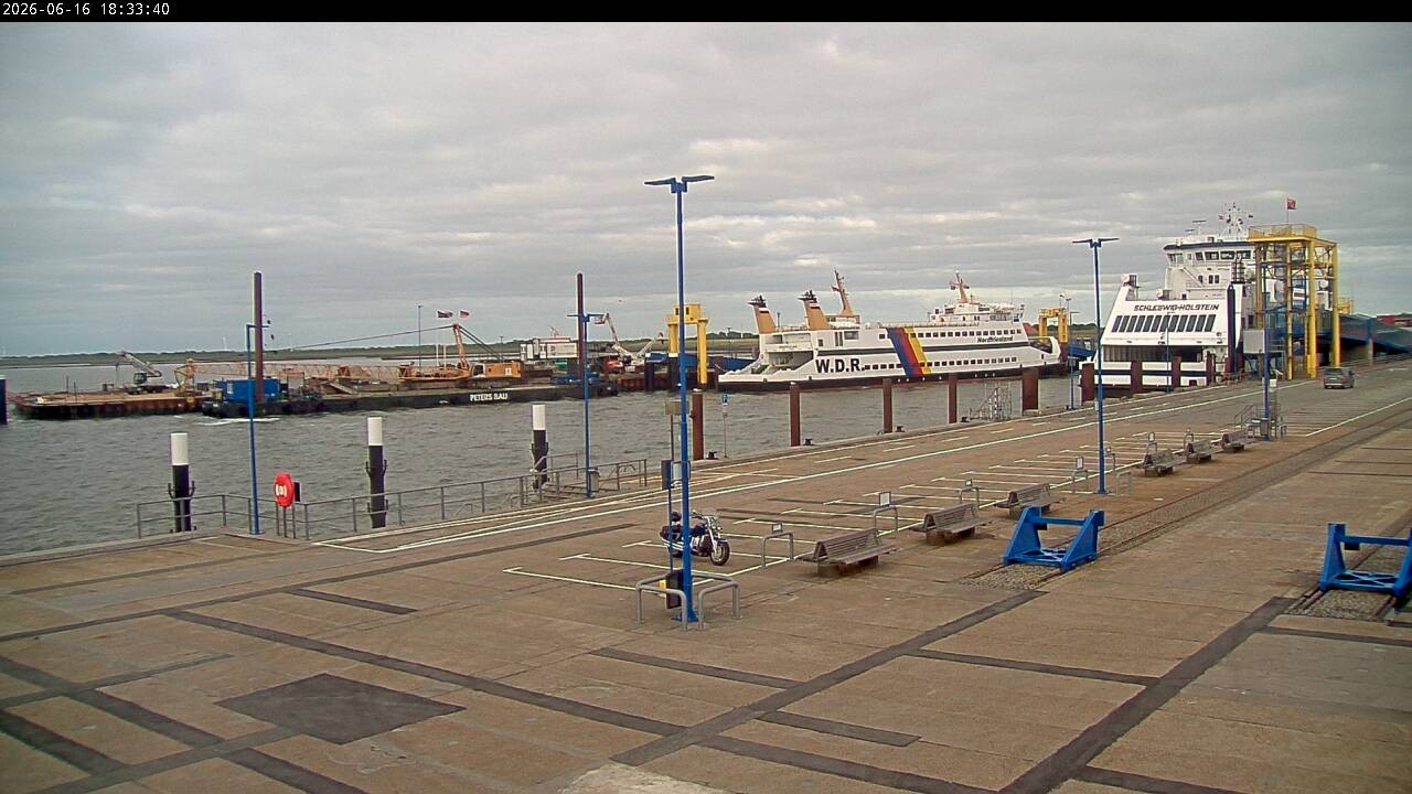 Archiv Foto Webcam Dagebüll - Pegelturm