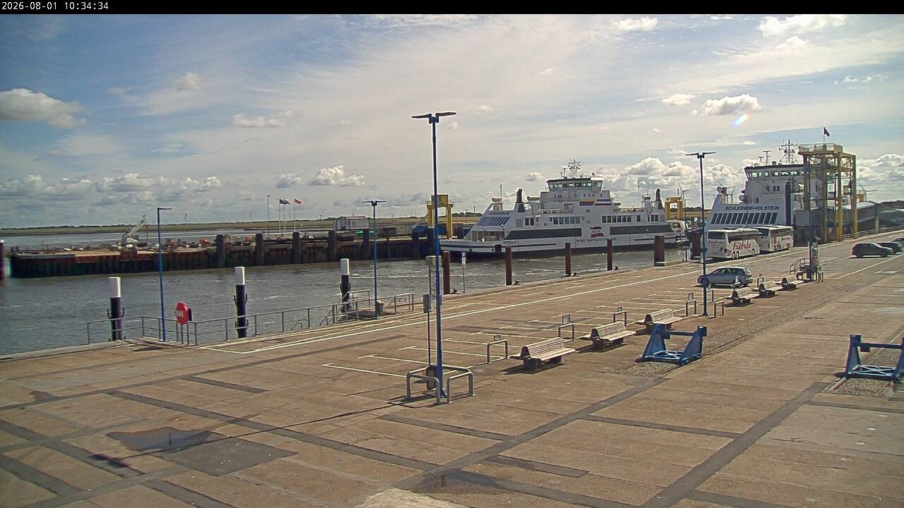 Archived image Webcam Port of Dagebüll
