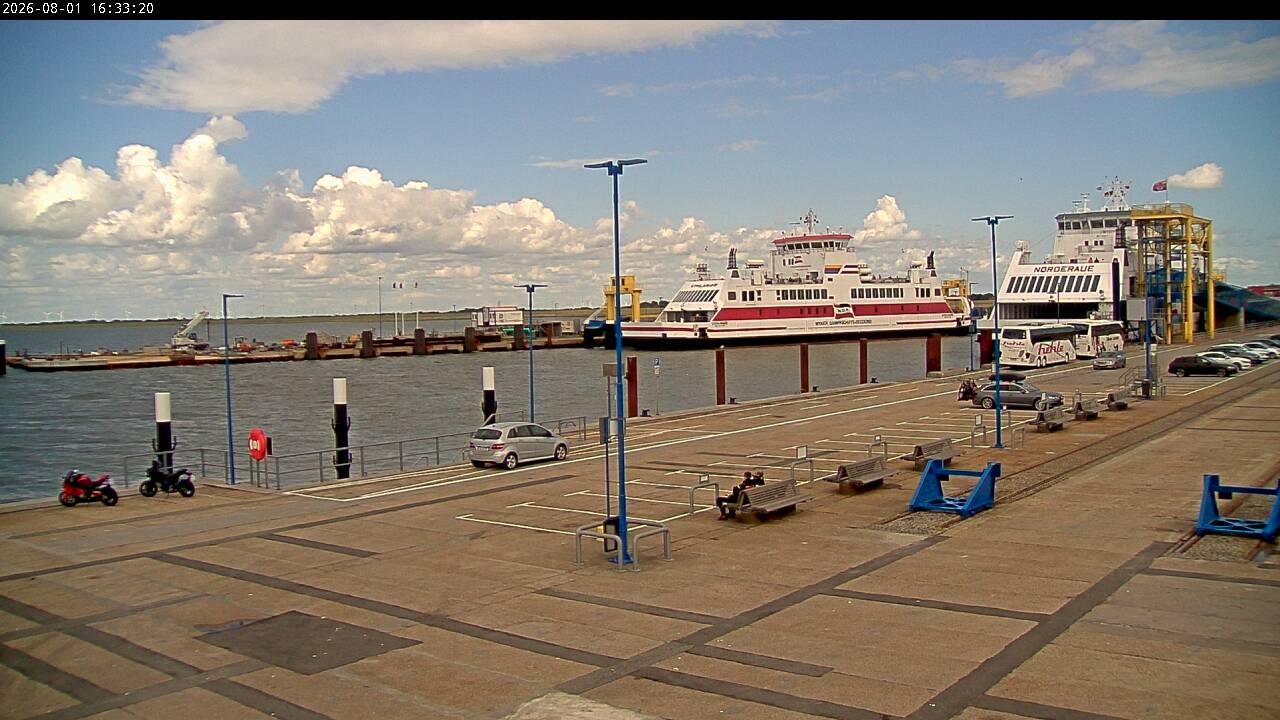 Archived image Webcam Port of Dagebüll