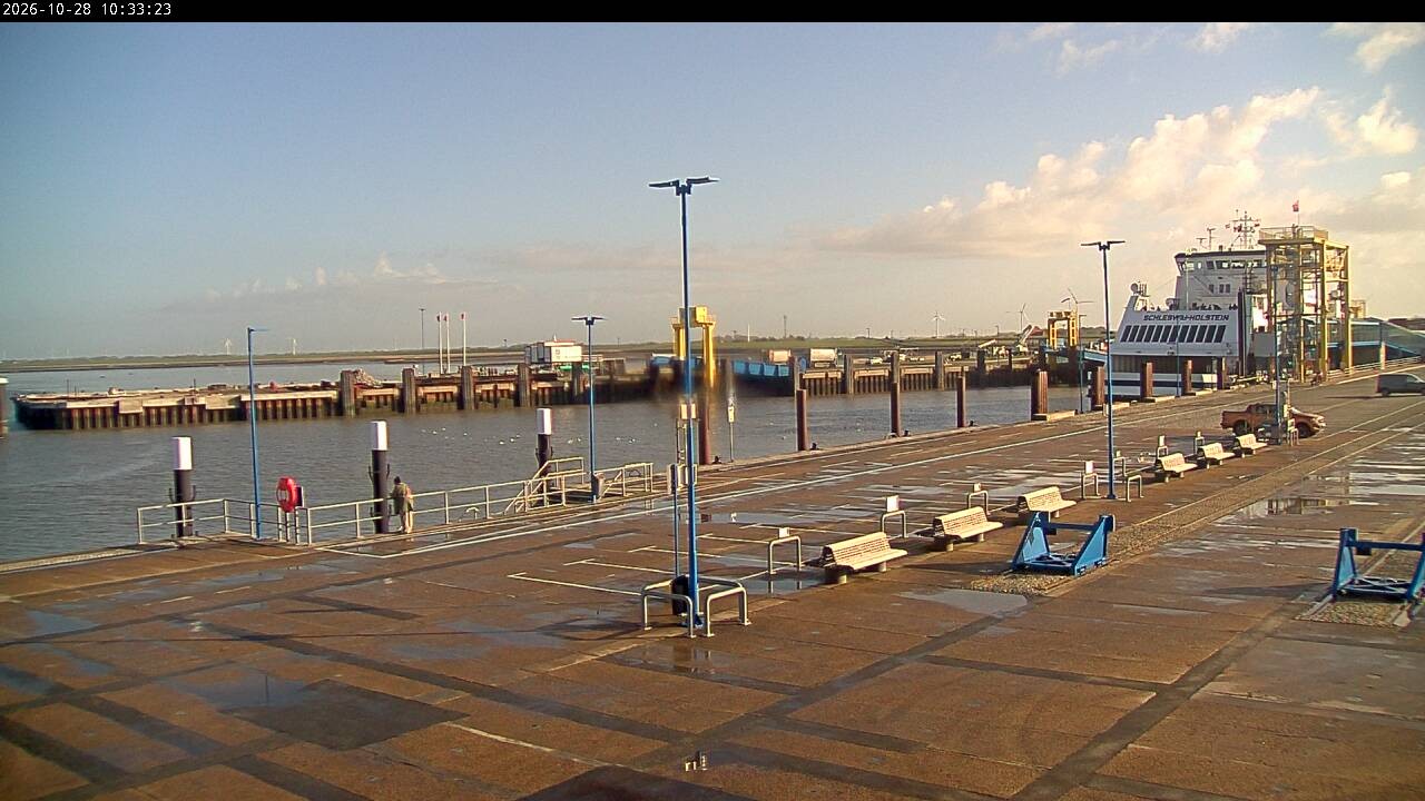Archiv Foto Webcam Dagebüll - Pegelturm