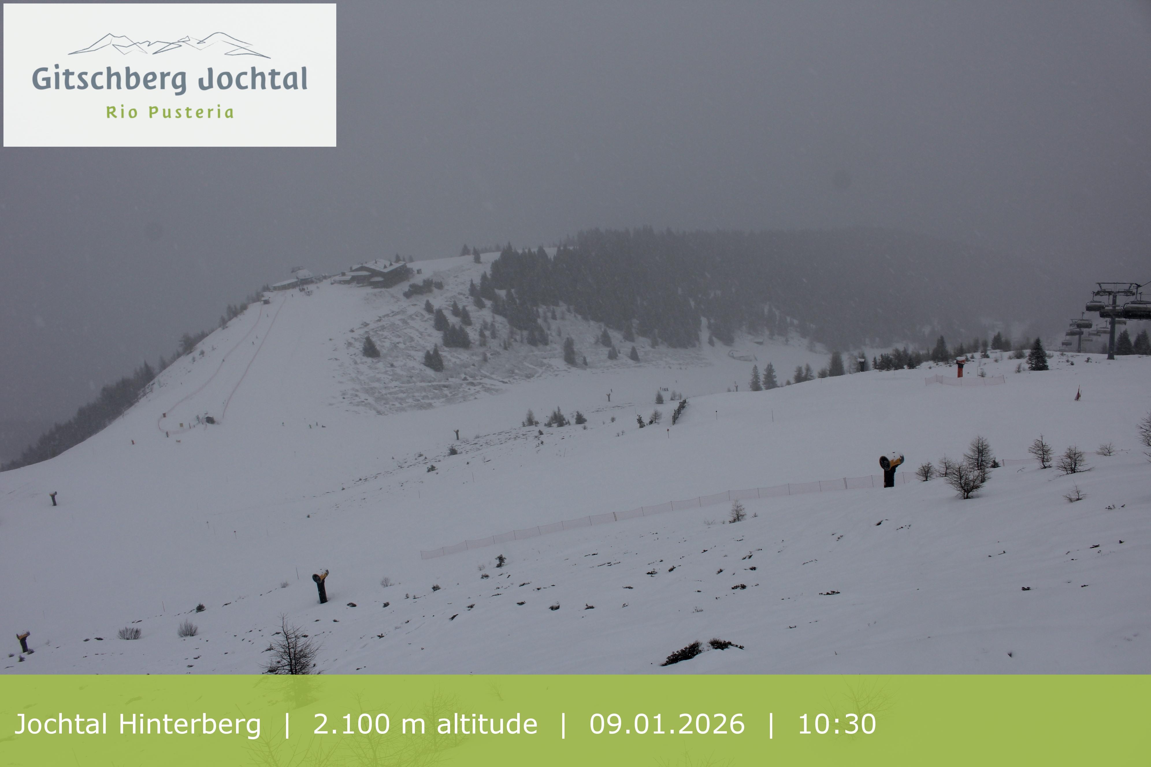 Archived image Webcam: View at Jochtal