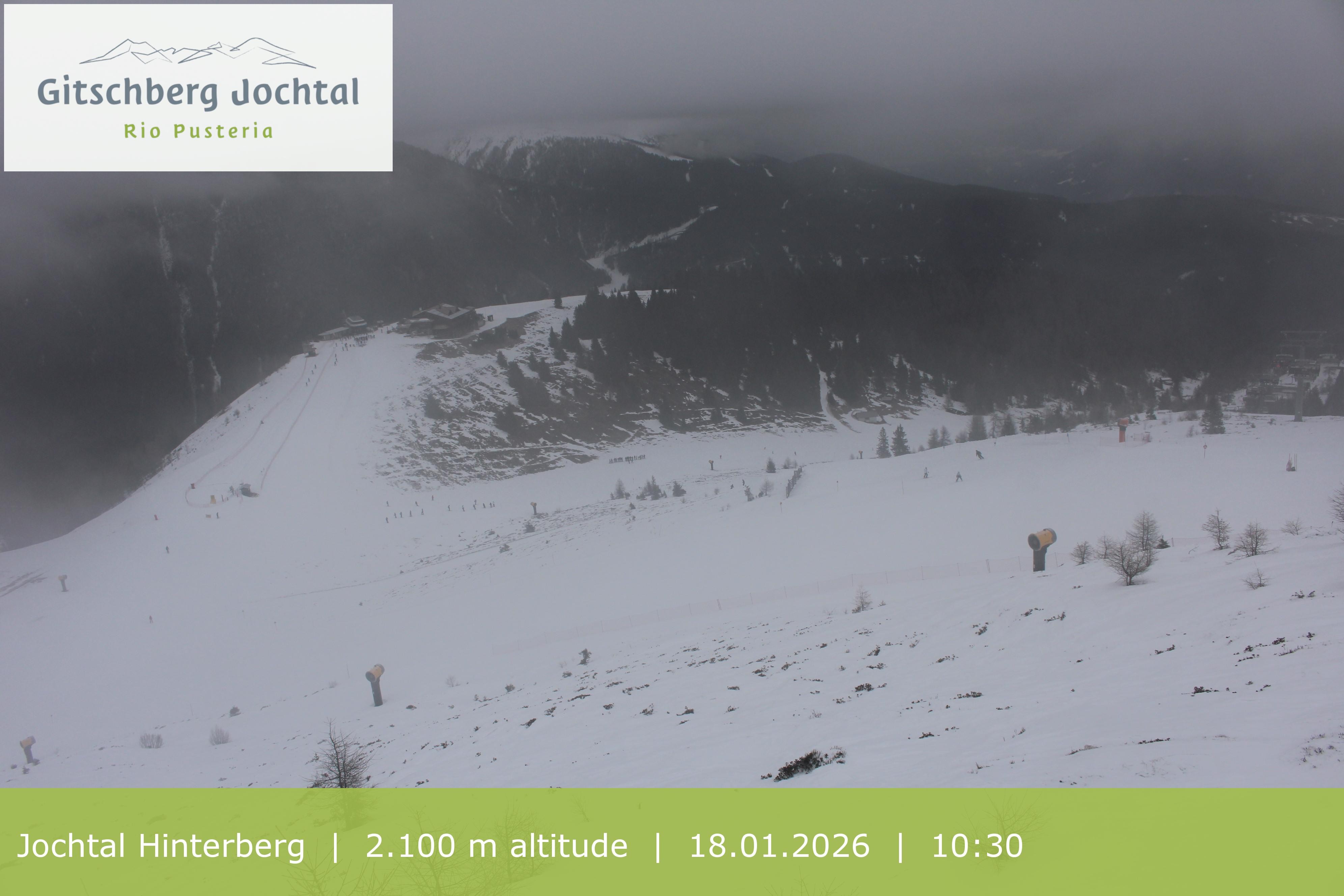 Archived image Webcam: View at Jochtal