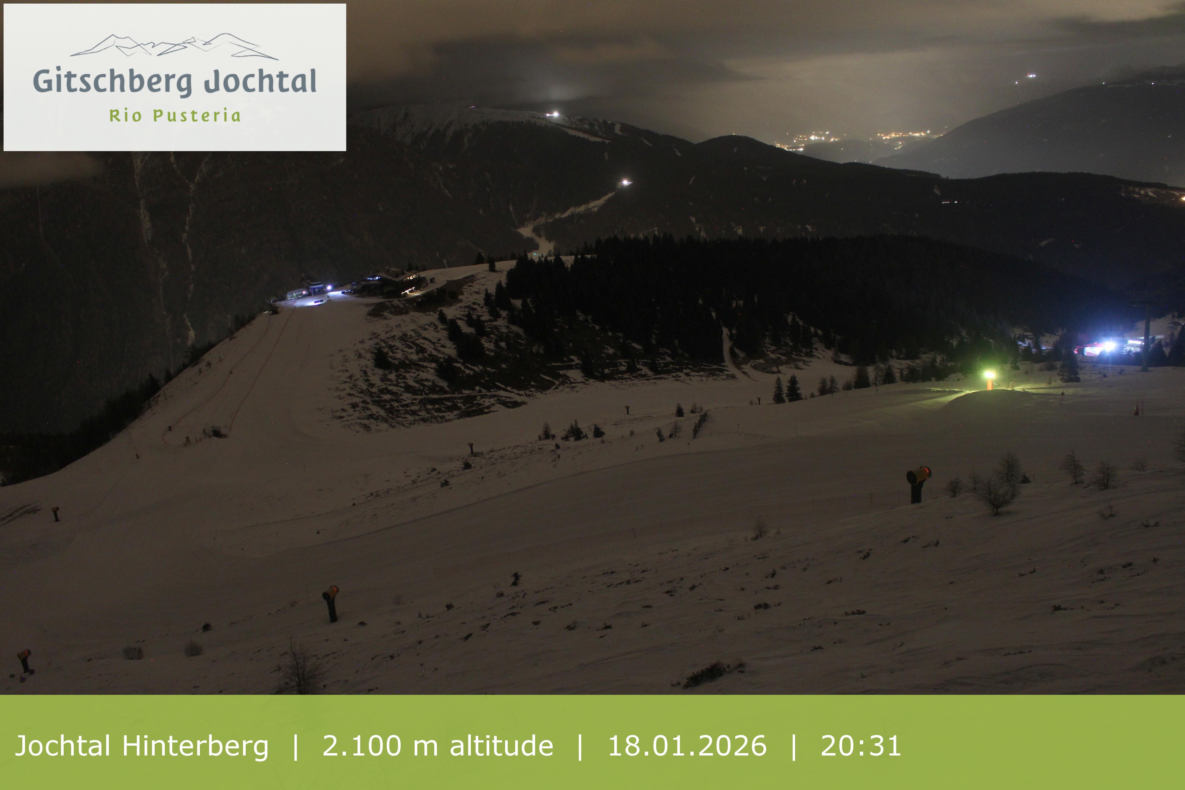 Archived image Webcam: View at Jochtal