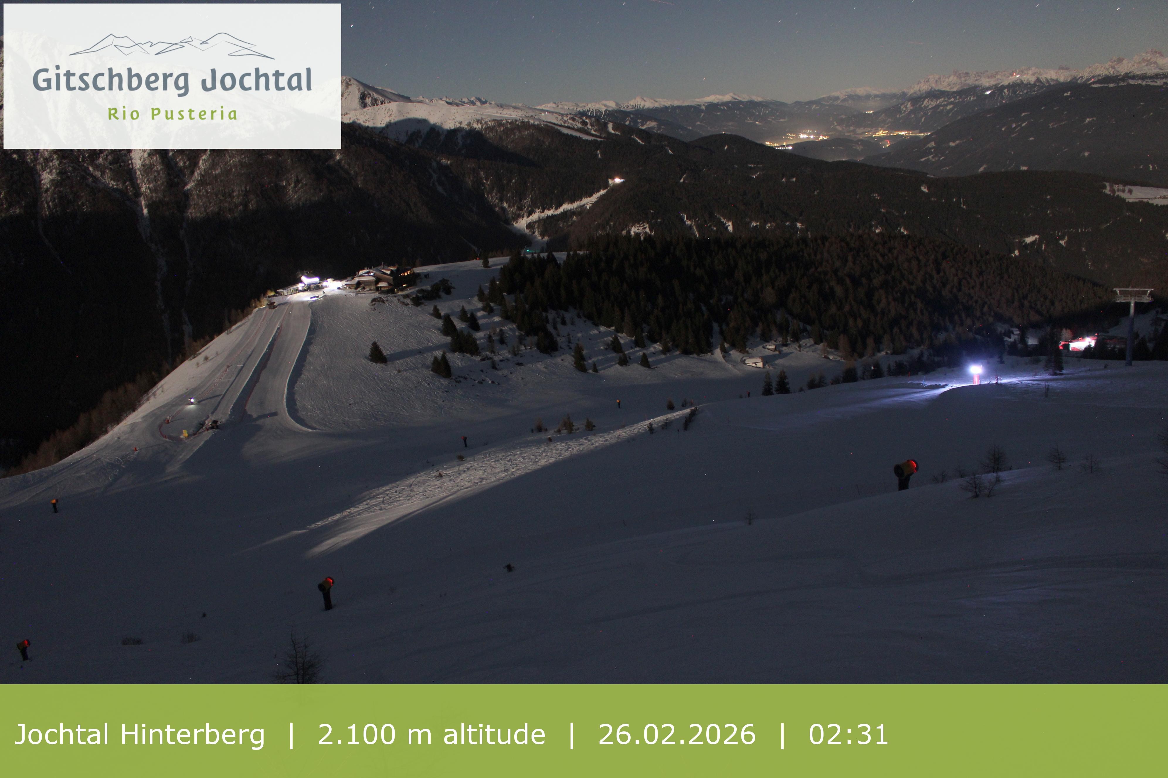 Archived image Webcam: View at Jochtal