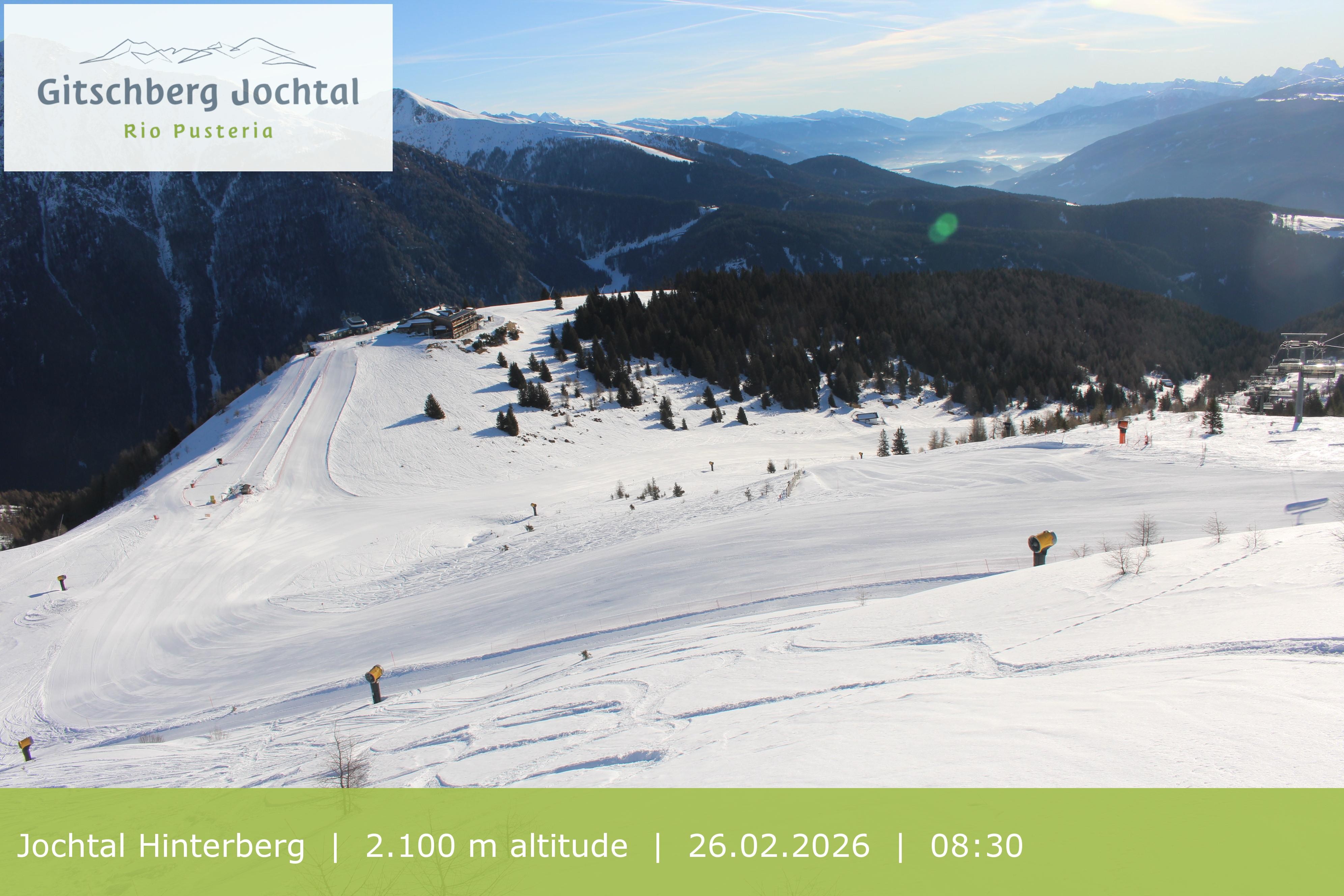 Archived image Webcam: View at Jochtal