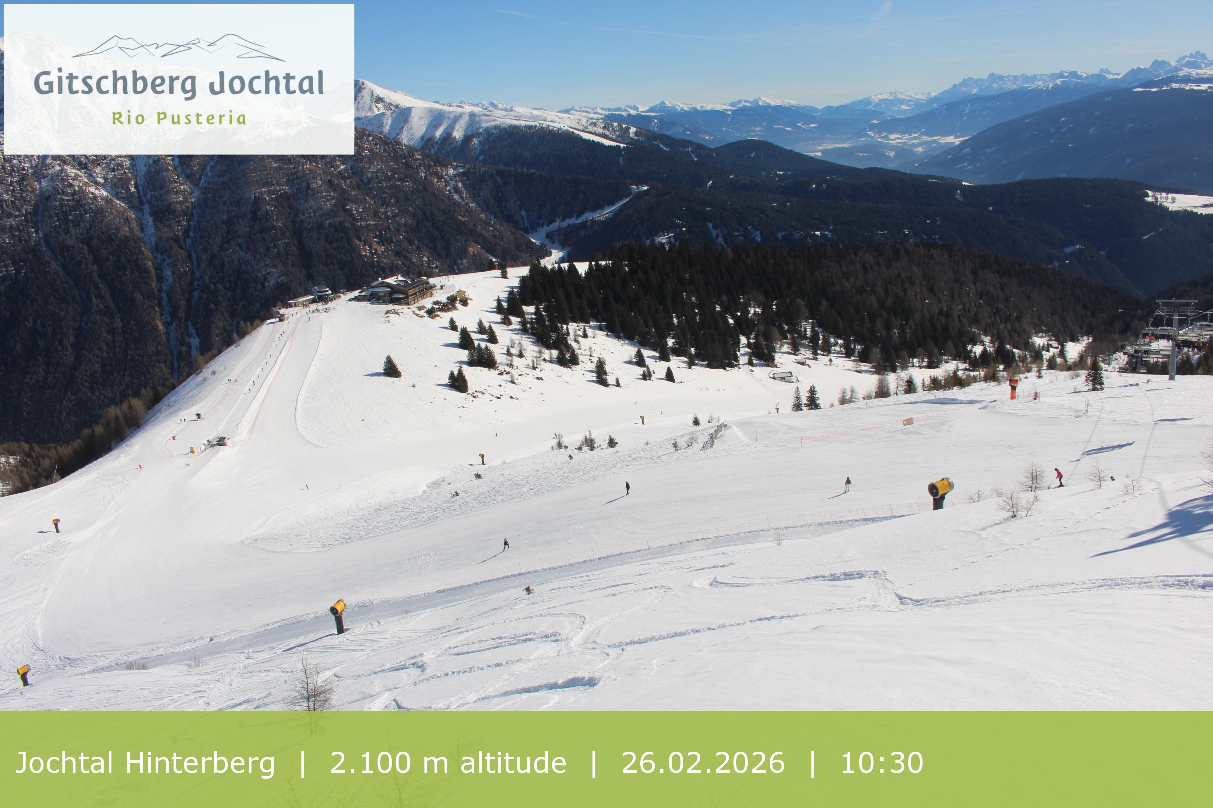 Archived image Webcam: View at Jochtal