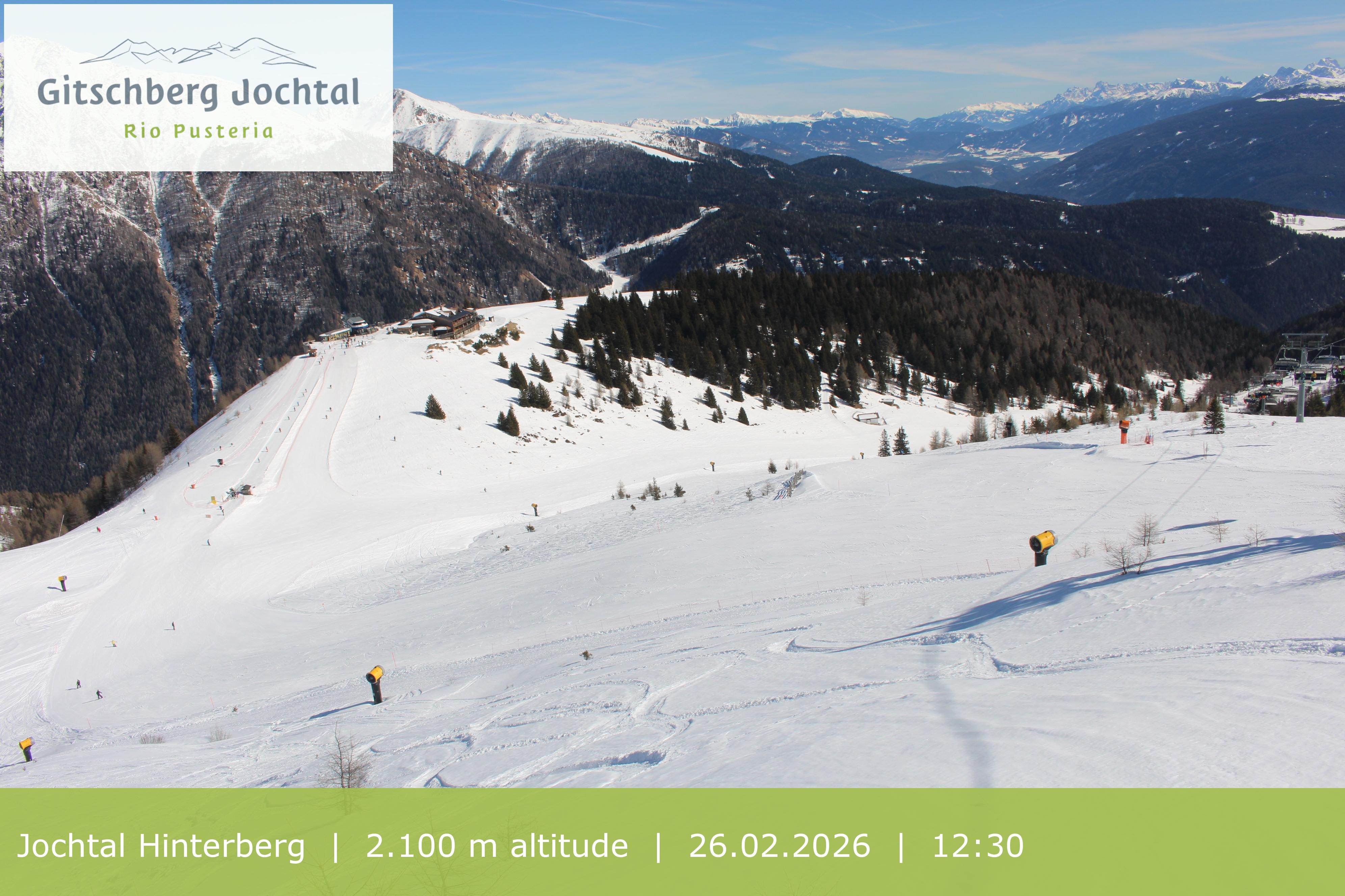 Archived image Webcam: View at Jochtal