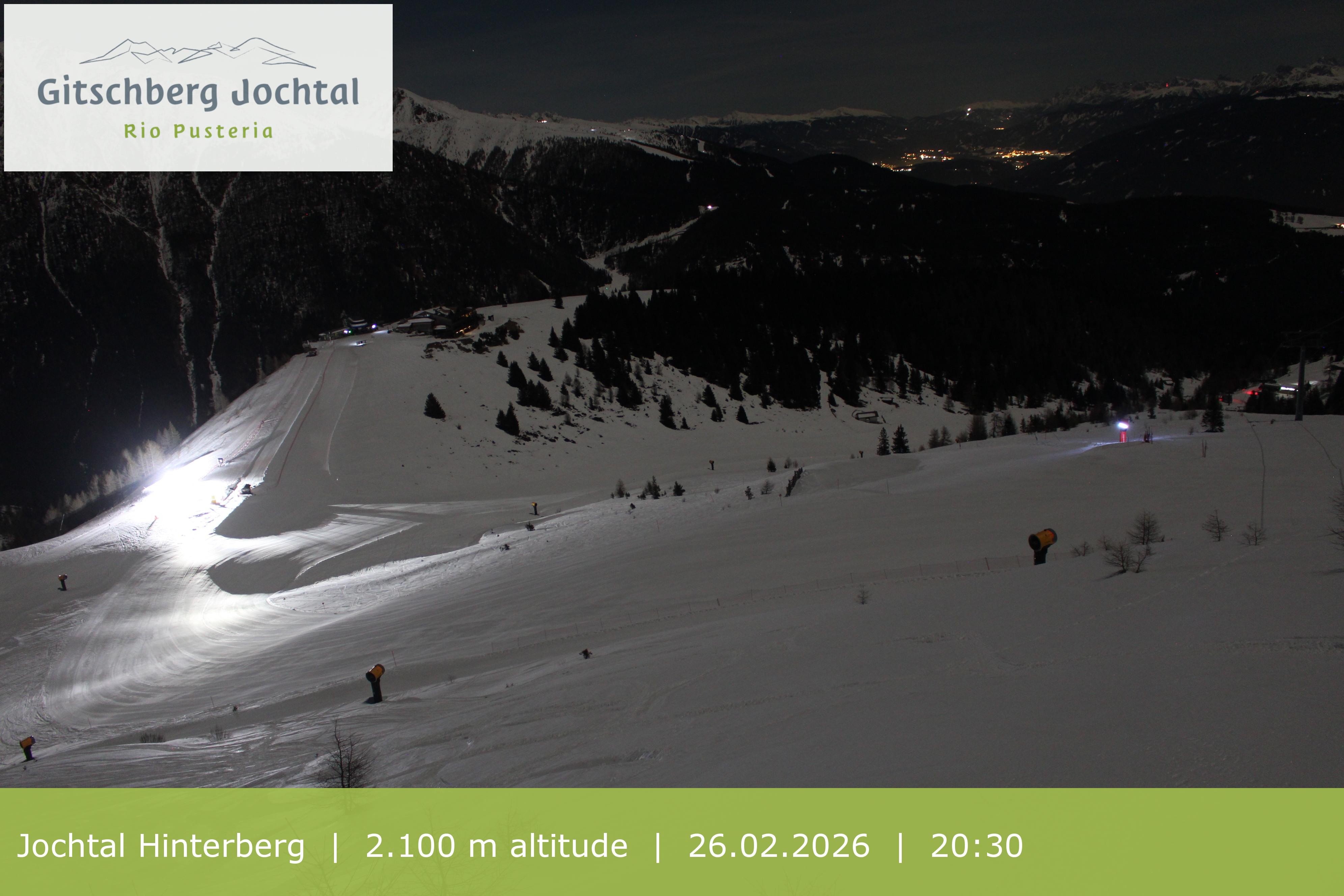 Archived image Webcam: View at Jochtal