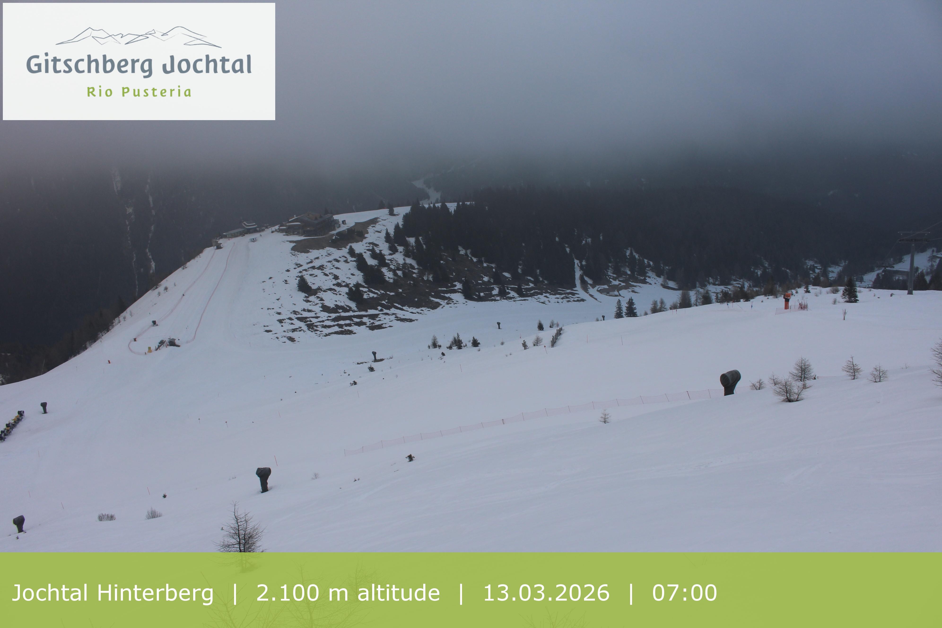 Archived image Webcam: View at Jochtal