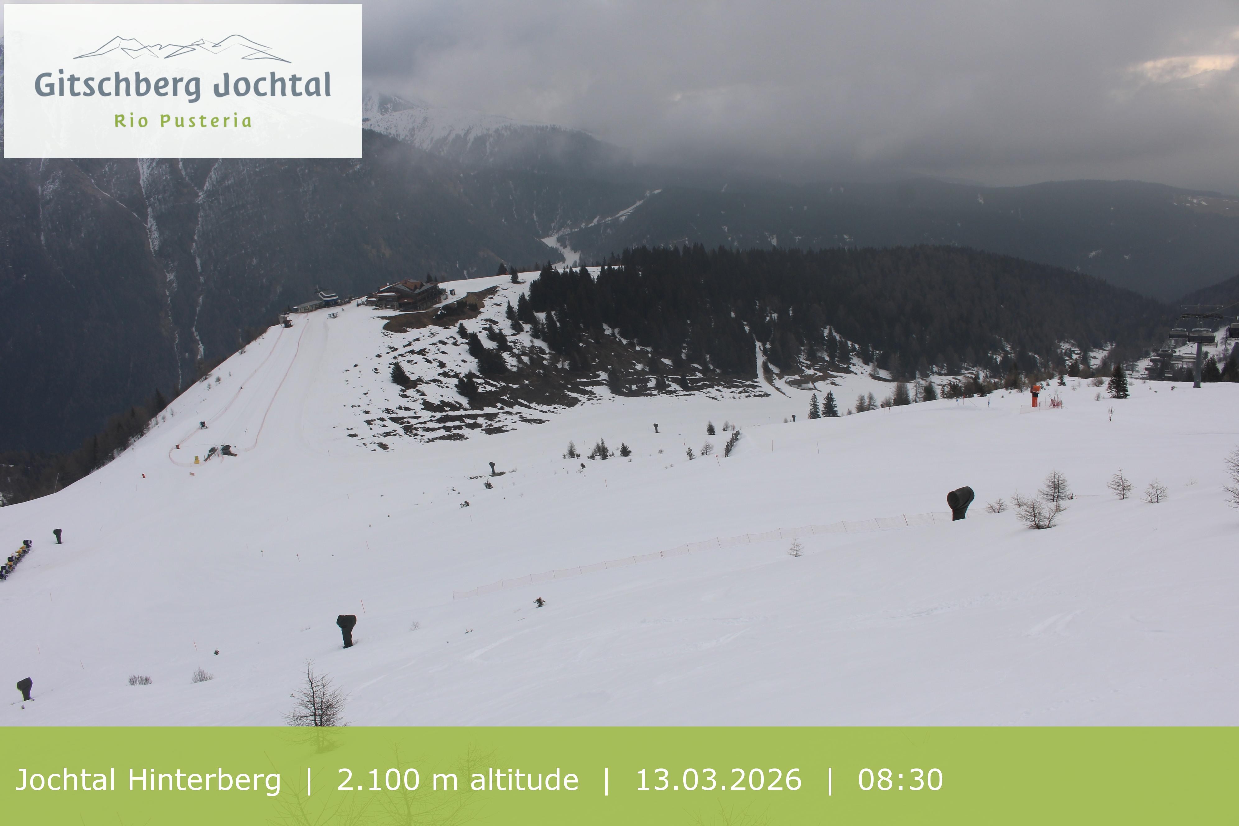 Archived image Webcam: View at Jochtal