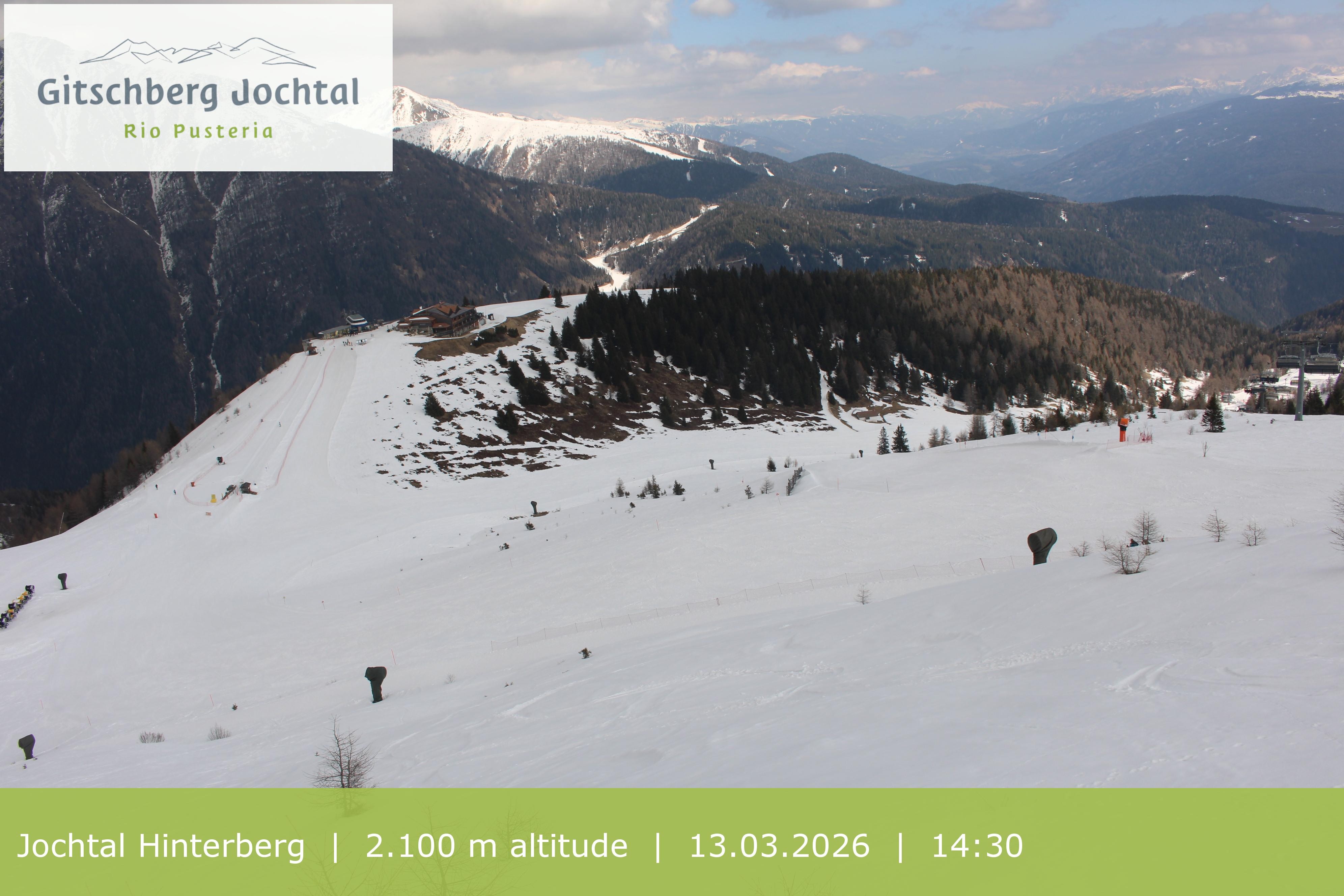 Archived image Webcam: View at Jochtal