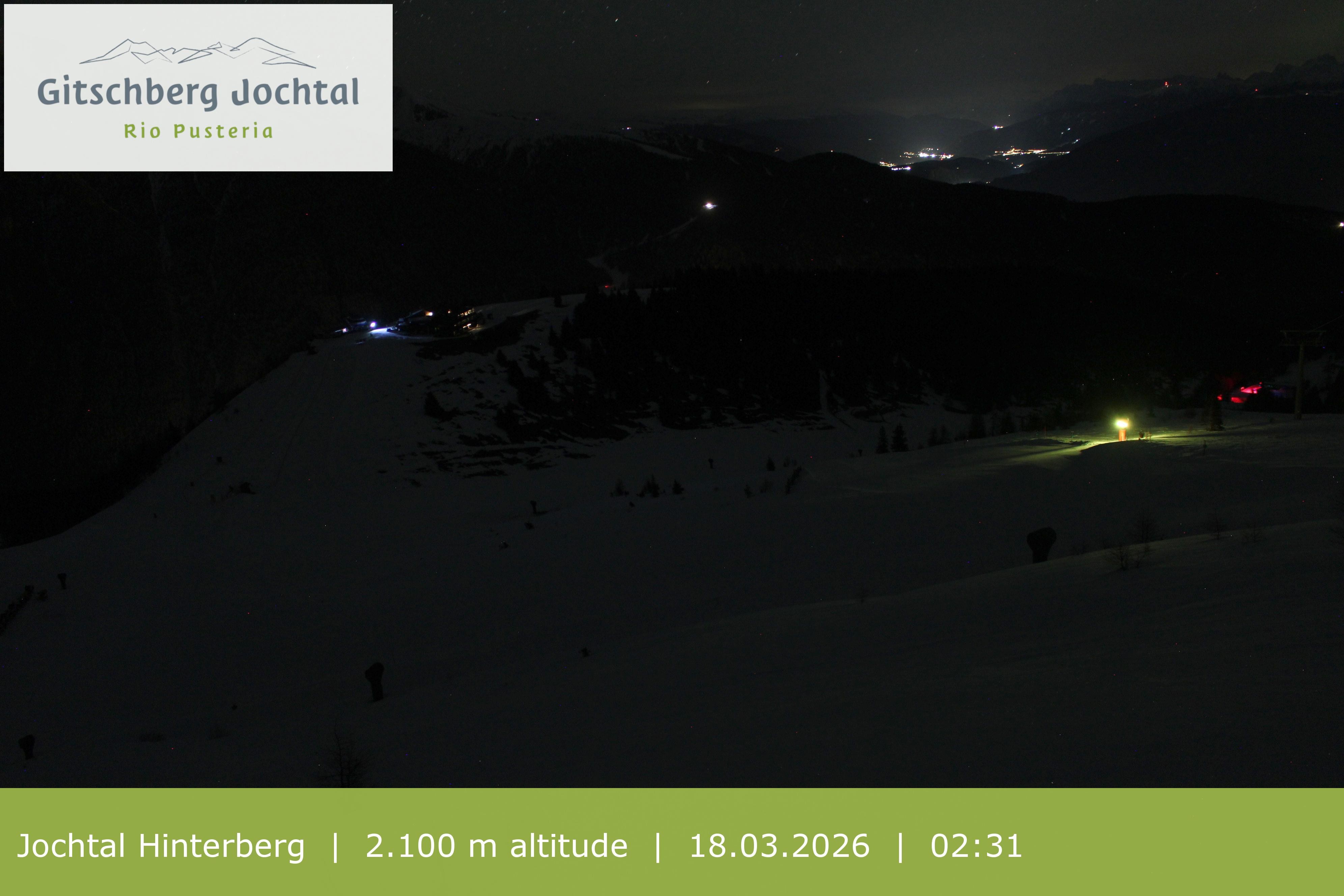 Archived image Webcam: View at Jochtal