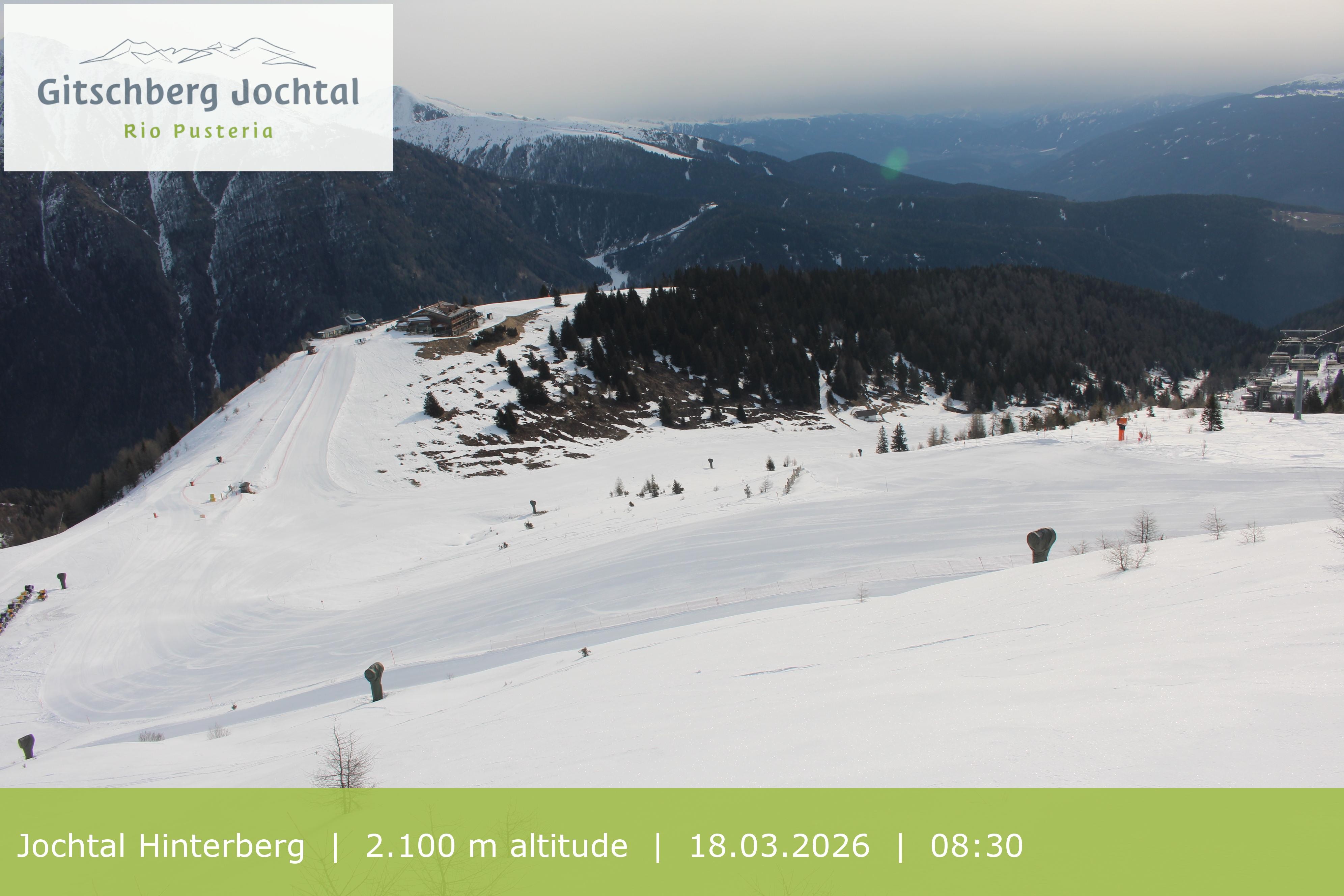 Archived image Webcam: View at Jochtal