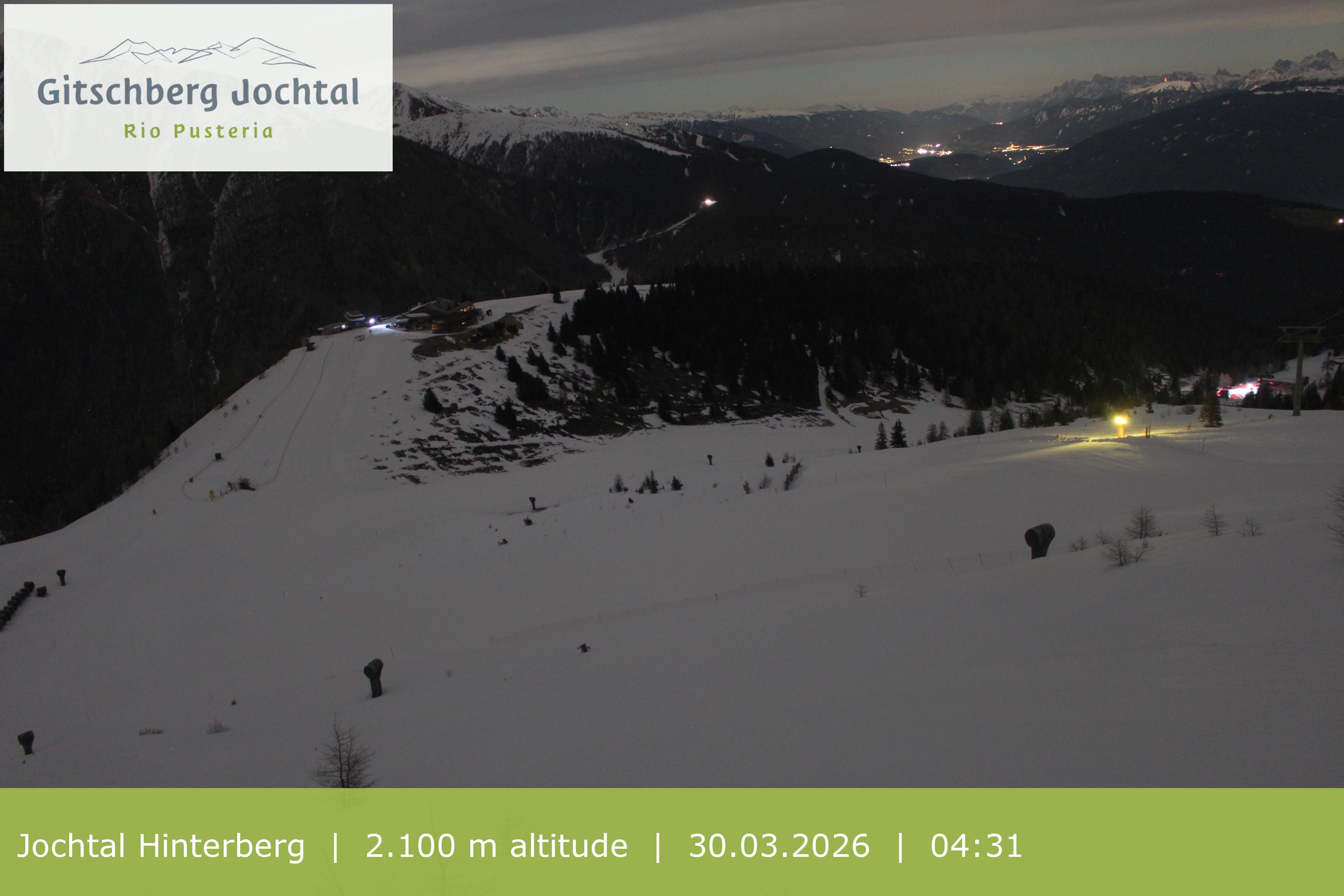 Archived image Webcam: View at Jochtal