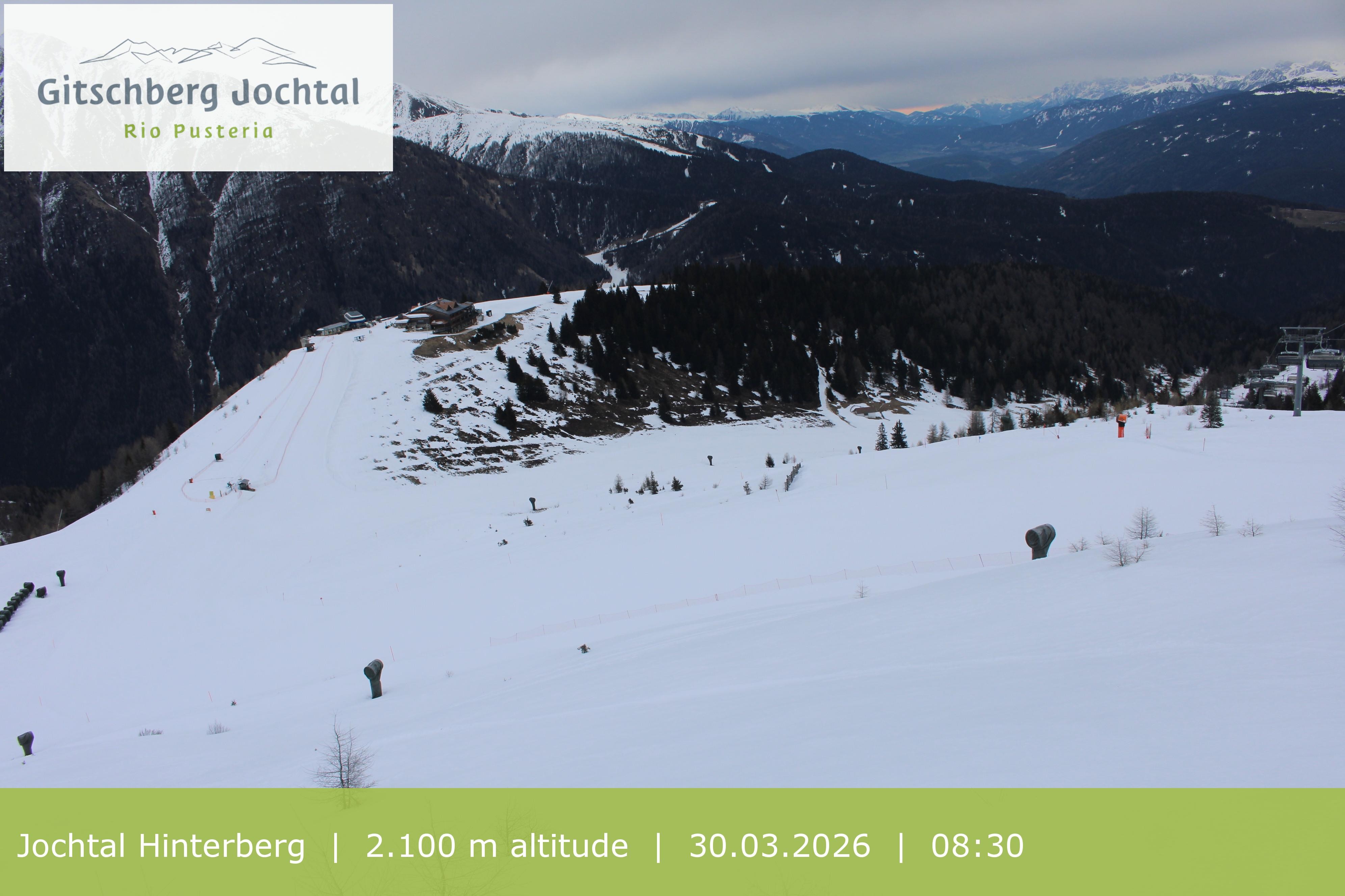 Archived image Webcam: View at Jochtal